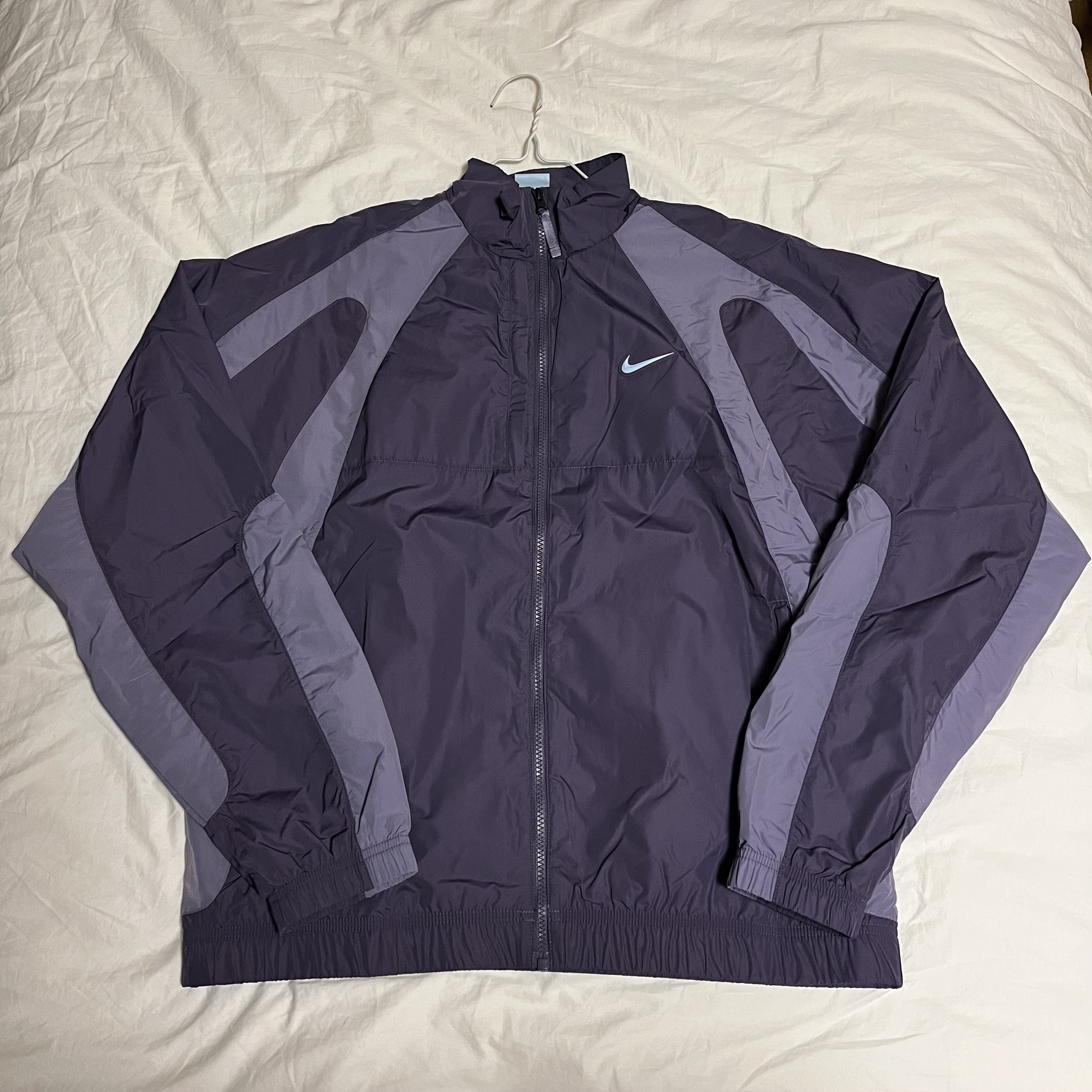 Nike x Drake Nocta NRG Nylon Track Jacket Dark Raisin - Asia 착용 스타일 - 1