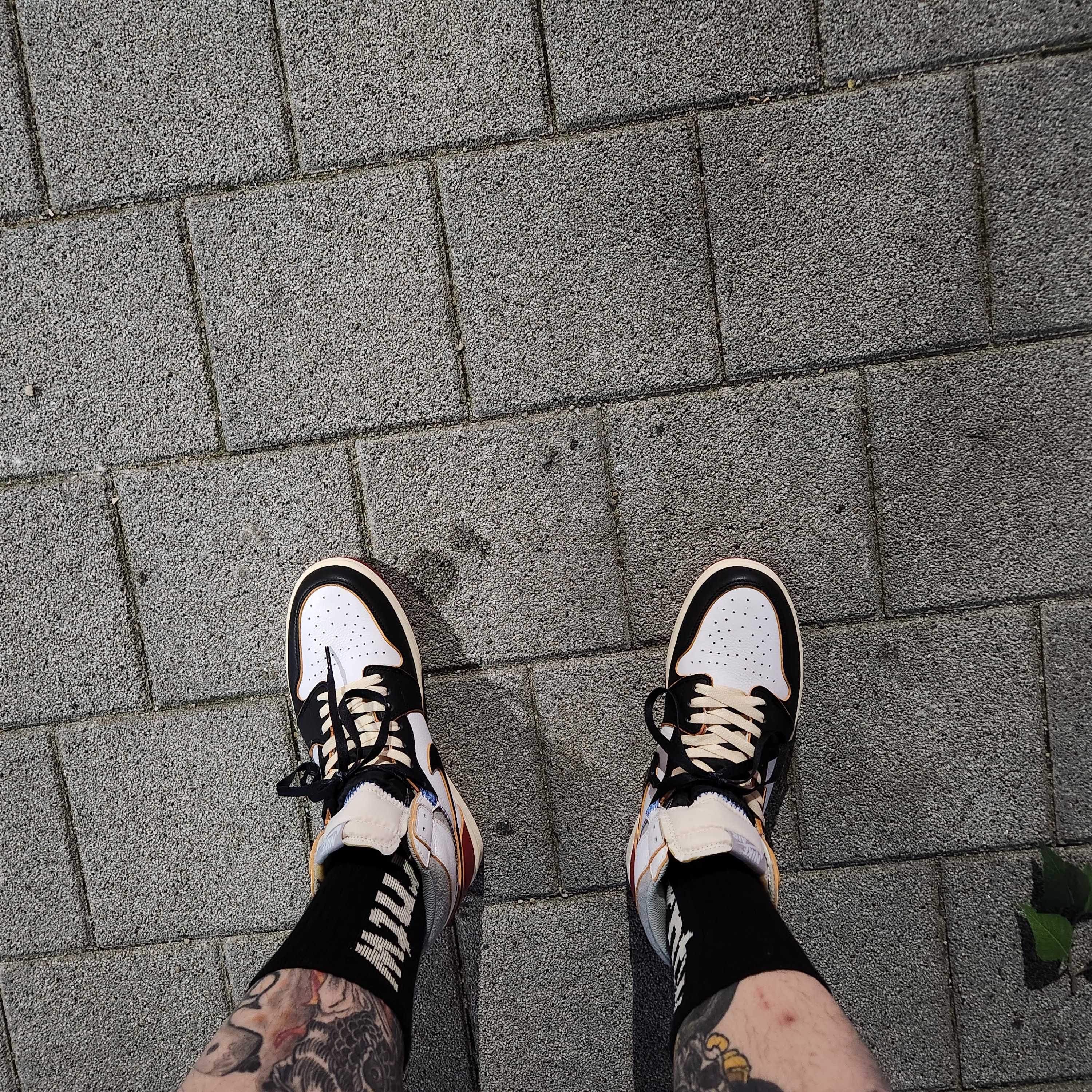 Jordan 1 x Union Retro High Black Toe 착용 스타일 - 3