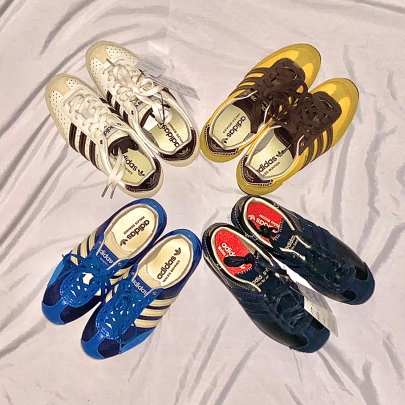 Adidas x Wales Bonner Japan Shoes Legend Ink, Adidas x Wales Bonner Japan Shoes Cream White 착용 스타일