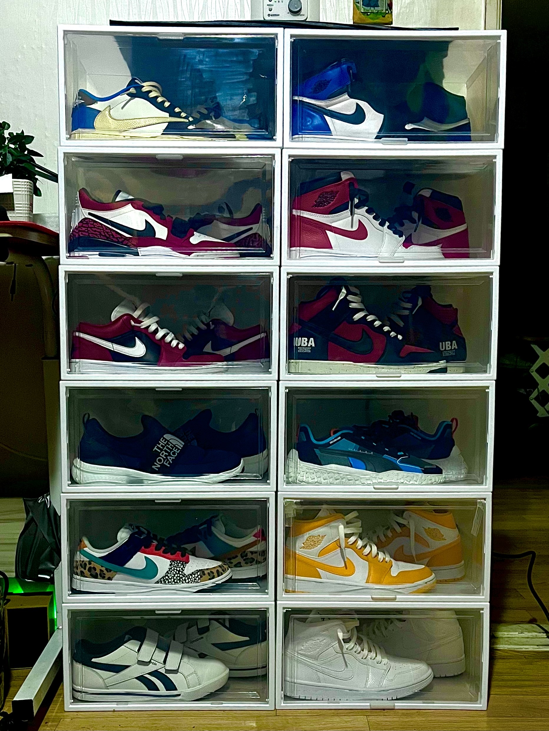 Jordan 1 x Travis Scott x Fragment Retro Low OG SP Military Blue, Jordan 1 x Fragment Retro High OG 착용 스타일
