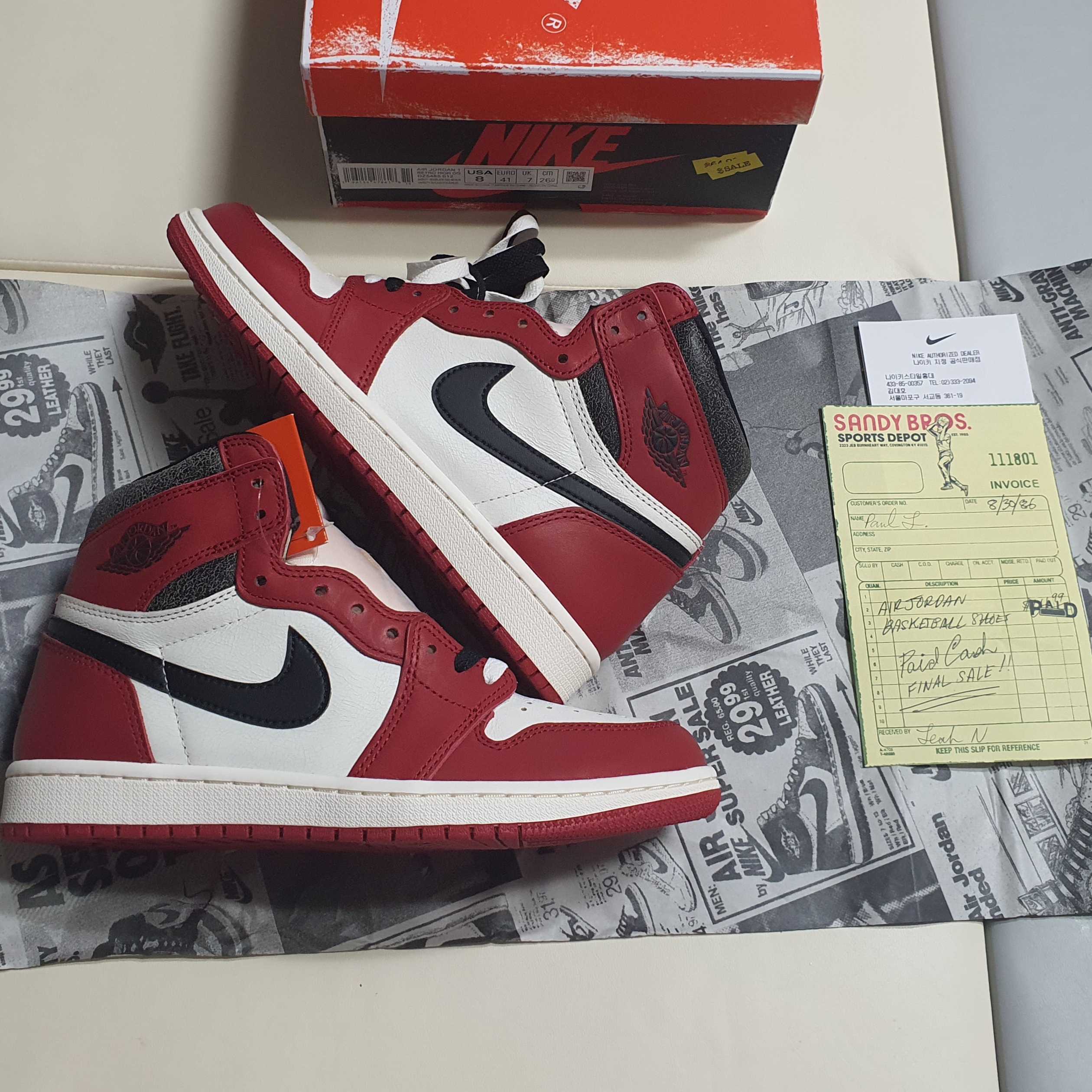 Jordan 1 Retro High OG Chicago 2022 착용 스타일