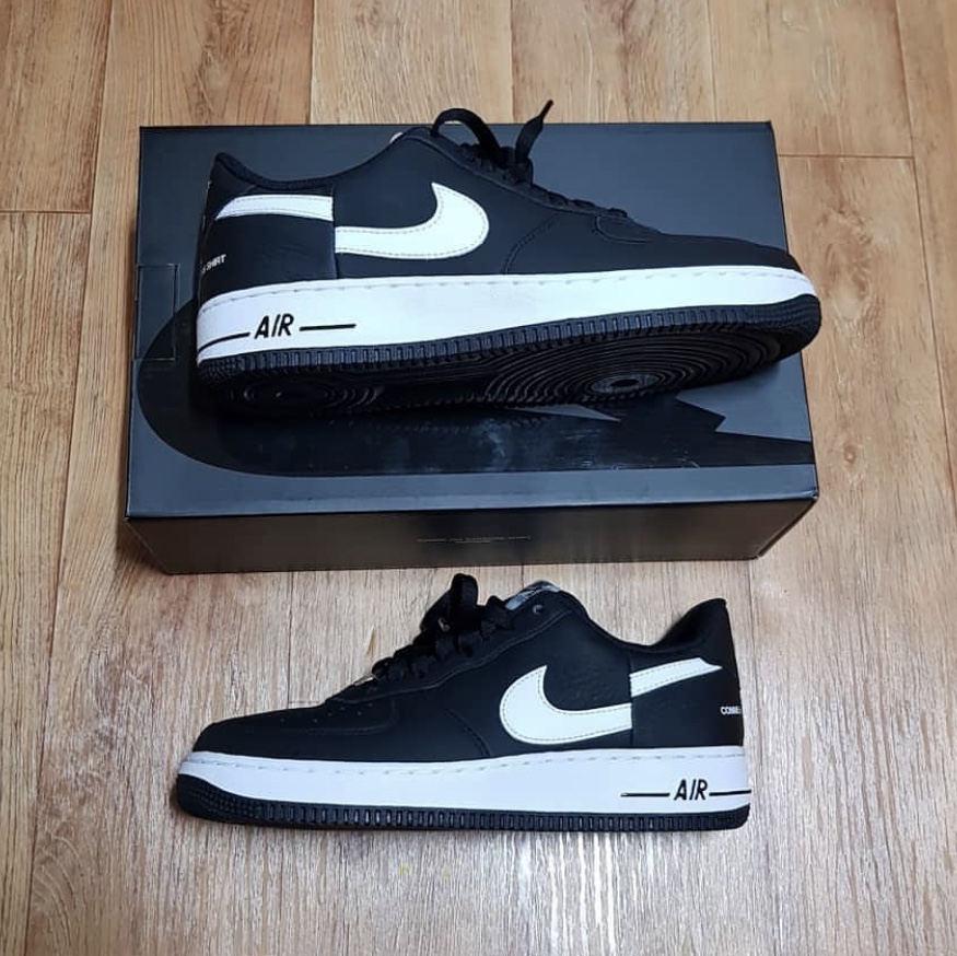 Nike x Comme des Garcons Shirt x Supreme Air Force 1 Low 2018 착용 스타일