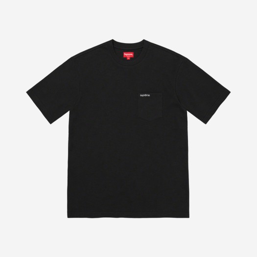 슈프림 숏슬리브 포켓 티셔츠 블랙 - 22FW