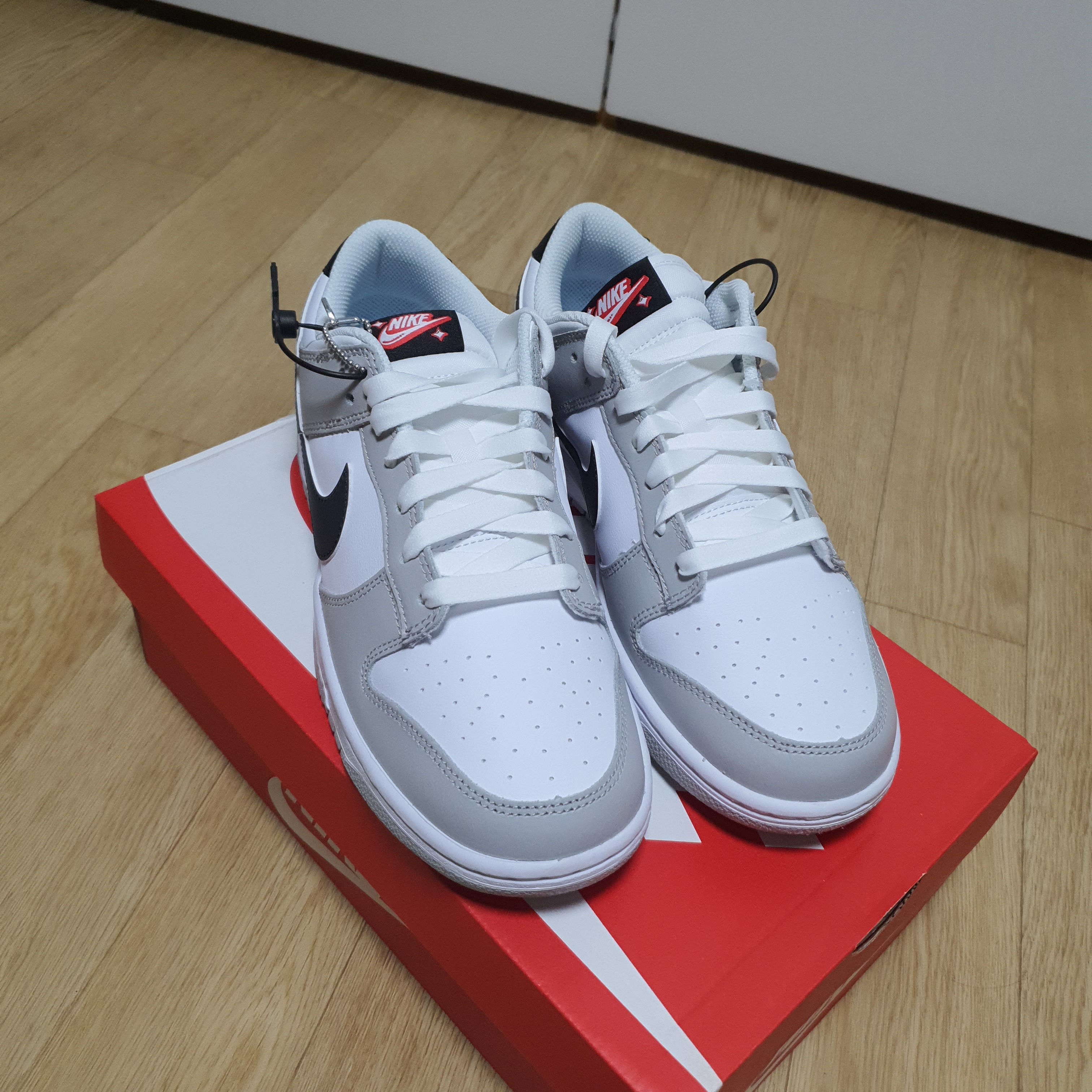 Nike Dunk Low Retro SE Jackpot Grey Fog 착용 스타일