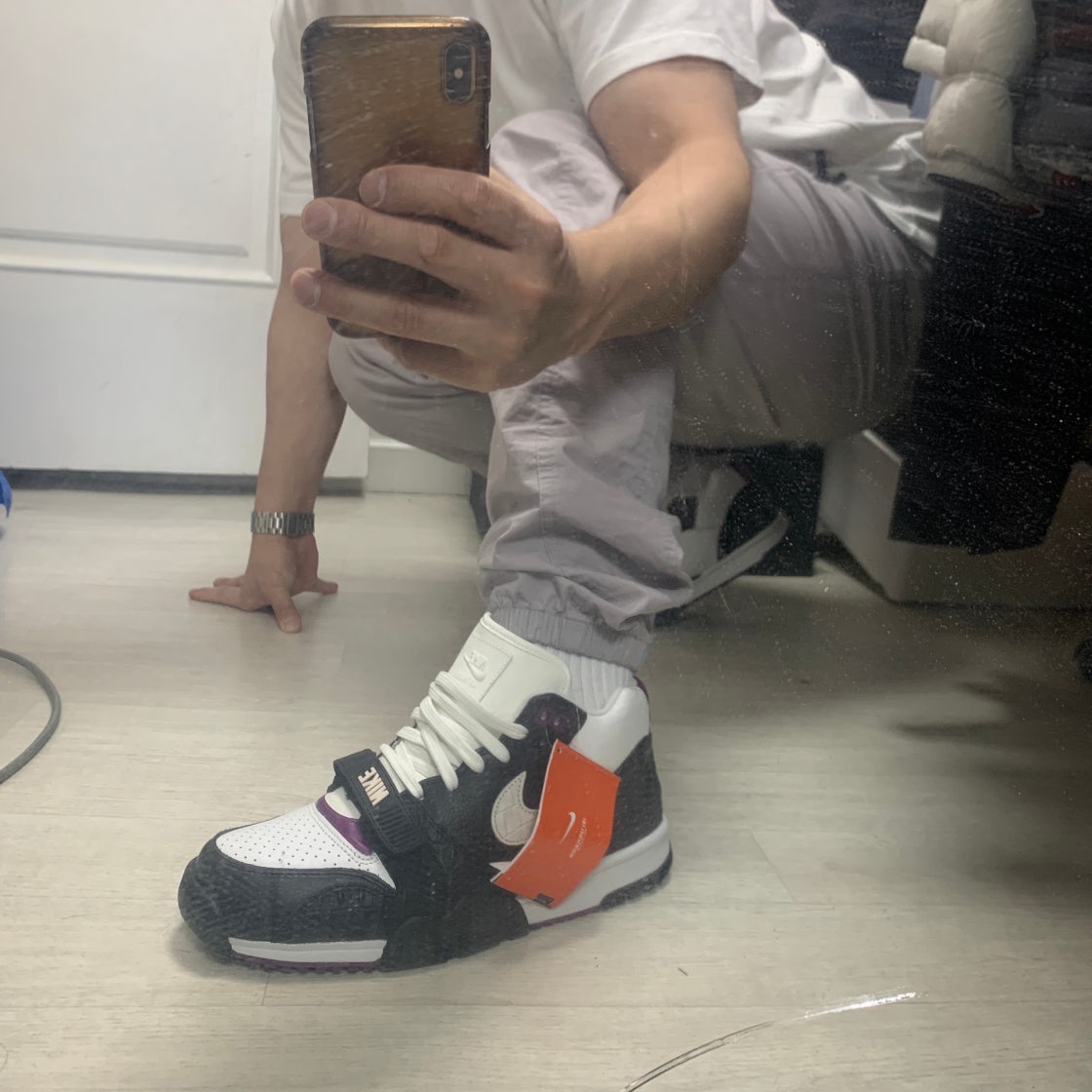 美品　Nike 27cm DZ4867-010 エアトレーナー 東京03 Nike Air Trainer 1 SE 