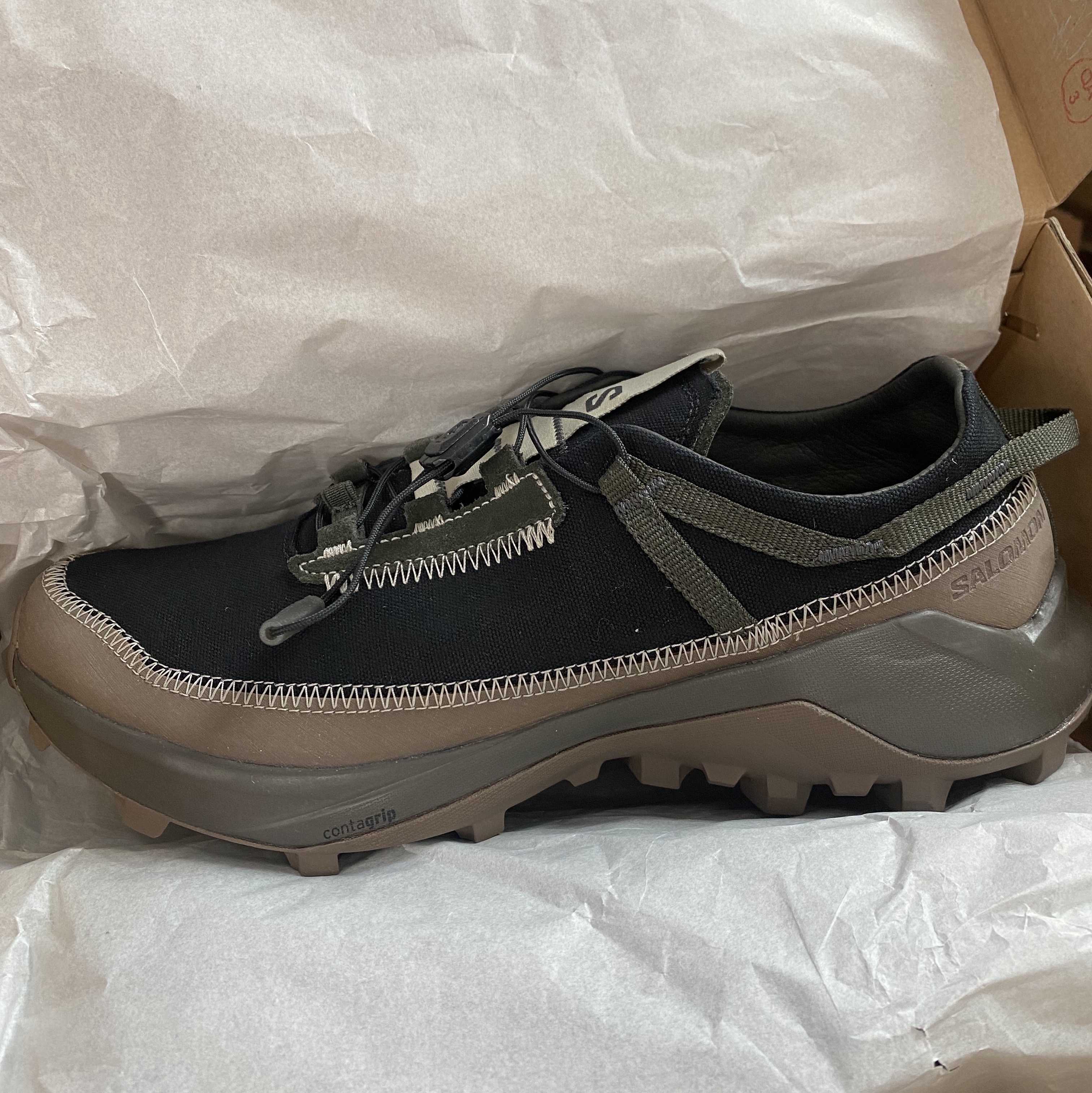 Salomon x Ranra Cross Pro Peat Major Brown 착용 스타일