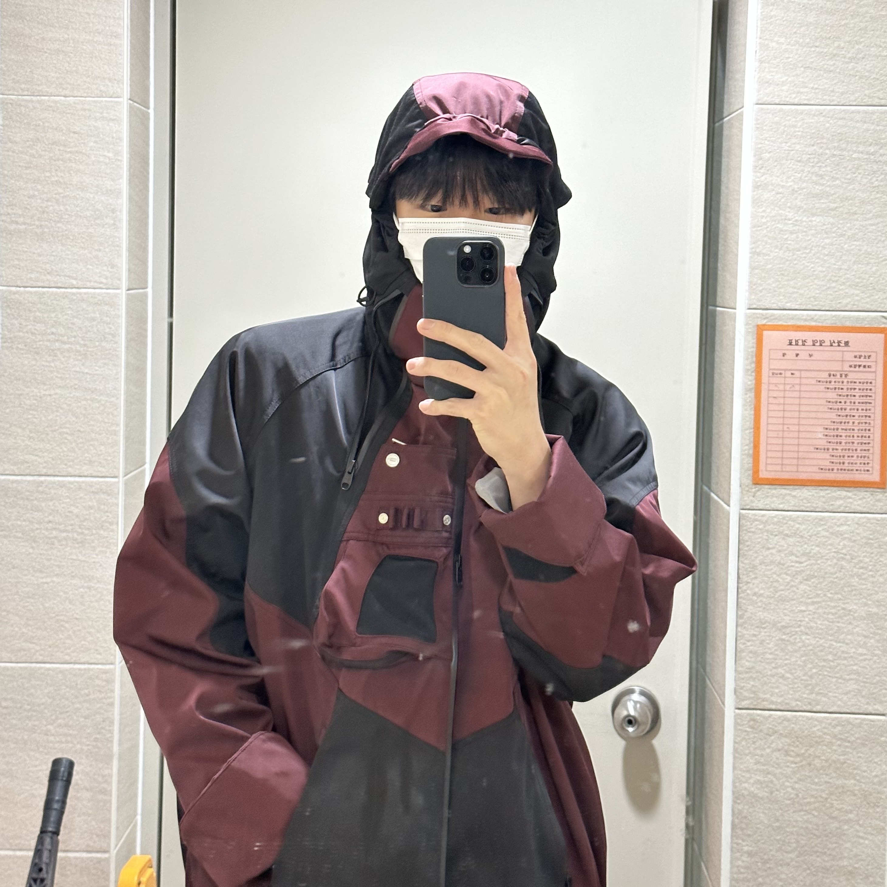 Undermycar Kame Multi Zip Turtle Shell Parka Hot Rod - 22FW 착용 스타일
