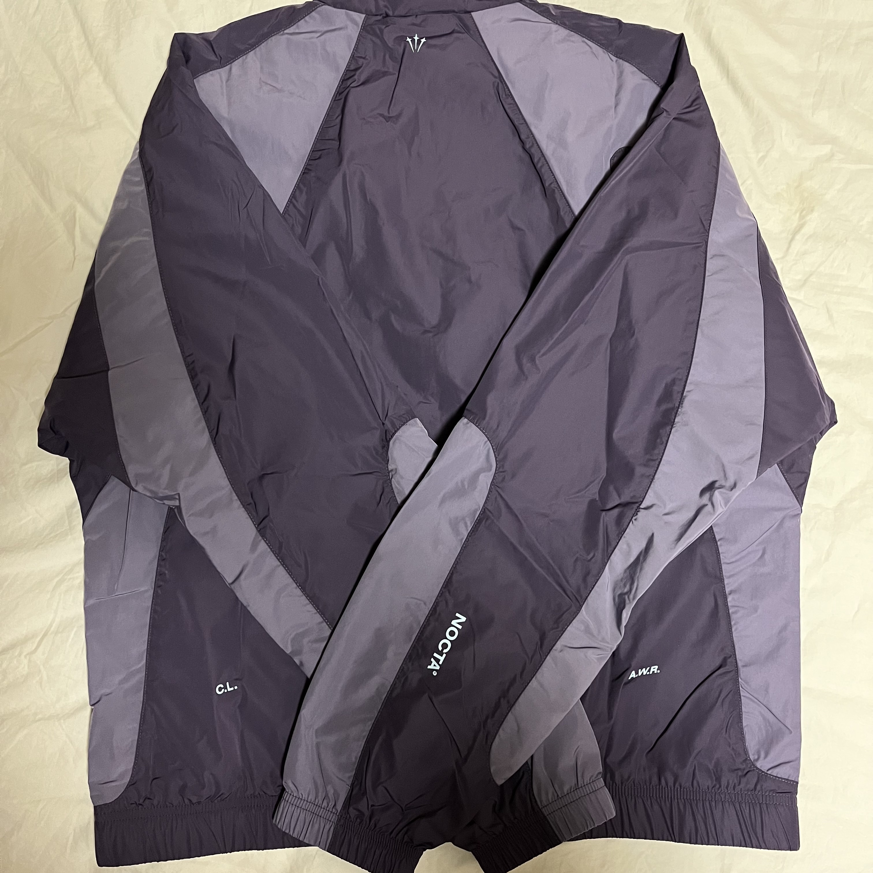 Nike x Drake Nocta NRG Nylon Track Jacket Dark Raisin - Asia 착용 스타일 - 3