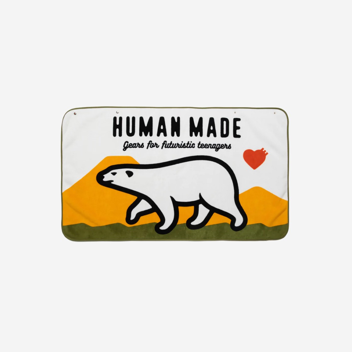 Human Made Fleece Blanket Olive Drab 상세 이미지 1