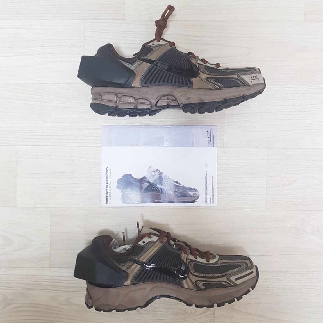 Nike x A-Cold-Wall Zoom Vomero 5 Solarized 착용 스타일