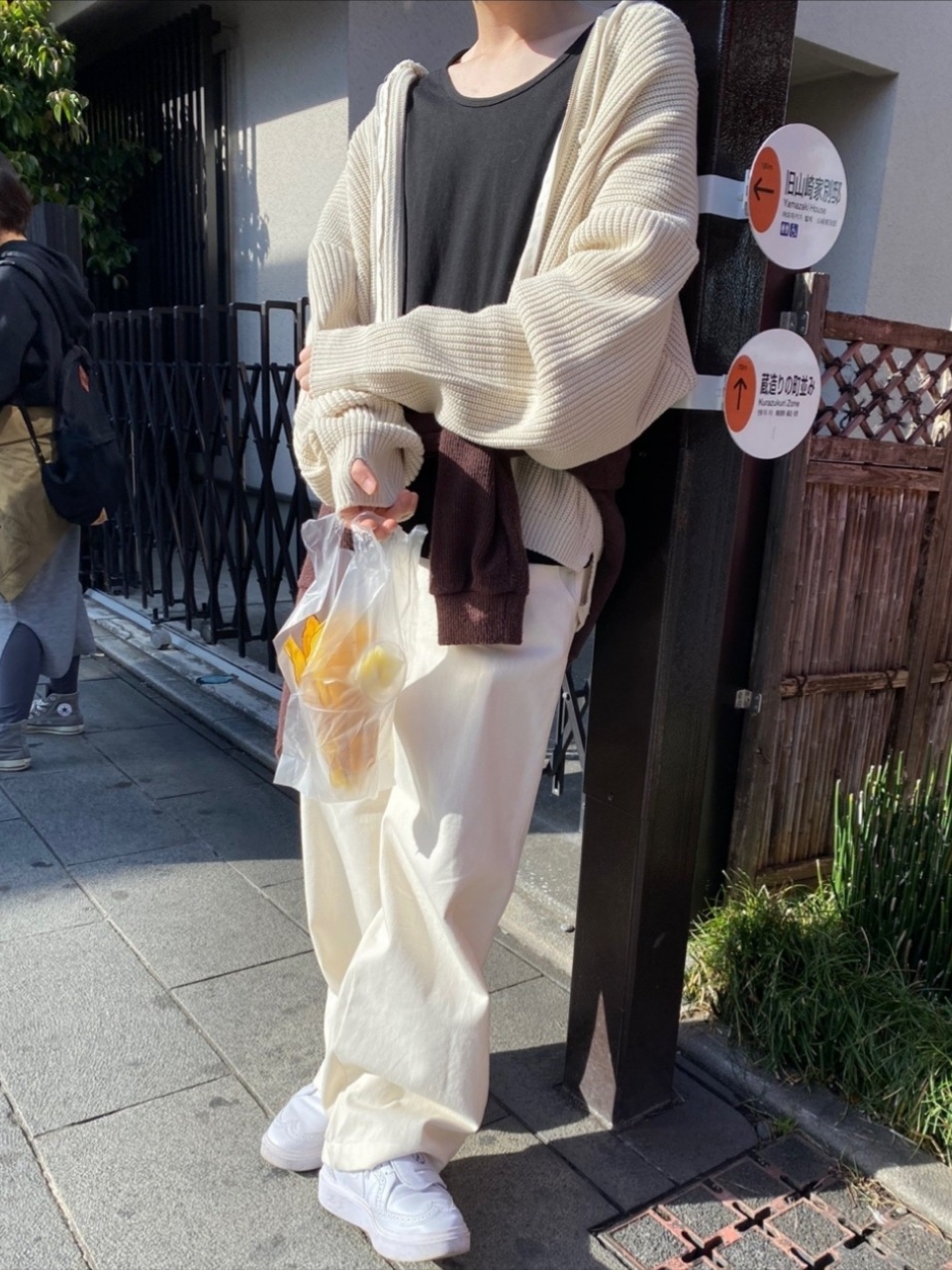 Nike x Peaceminusone Kwondo1 White 착용 스타일 - 2