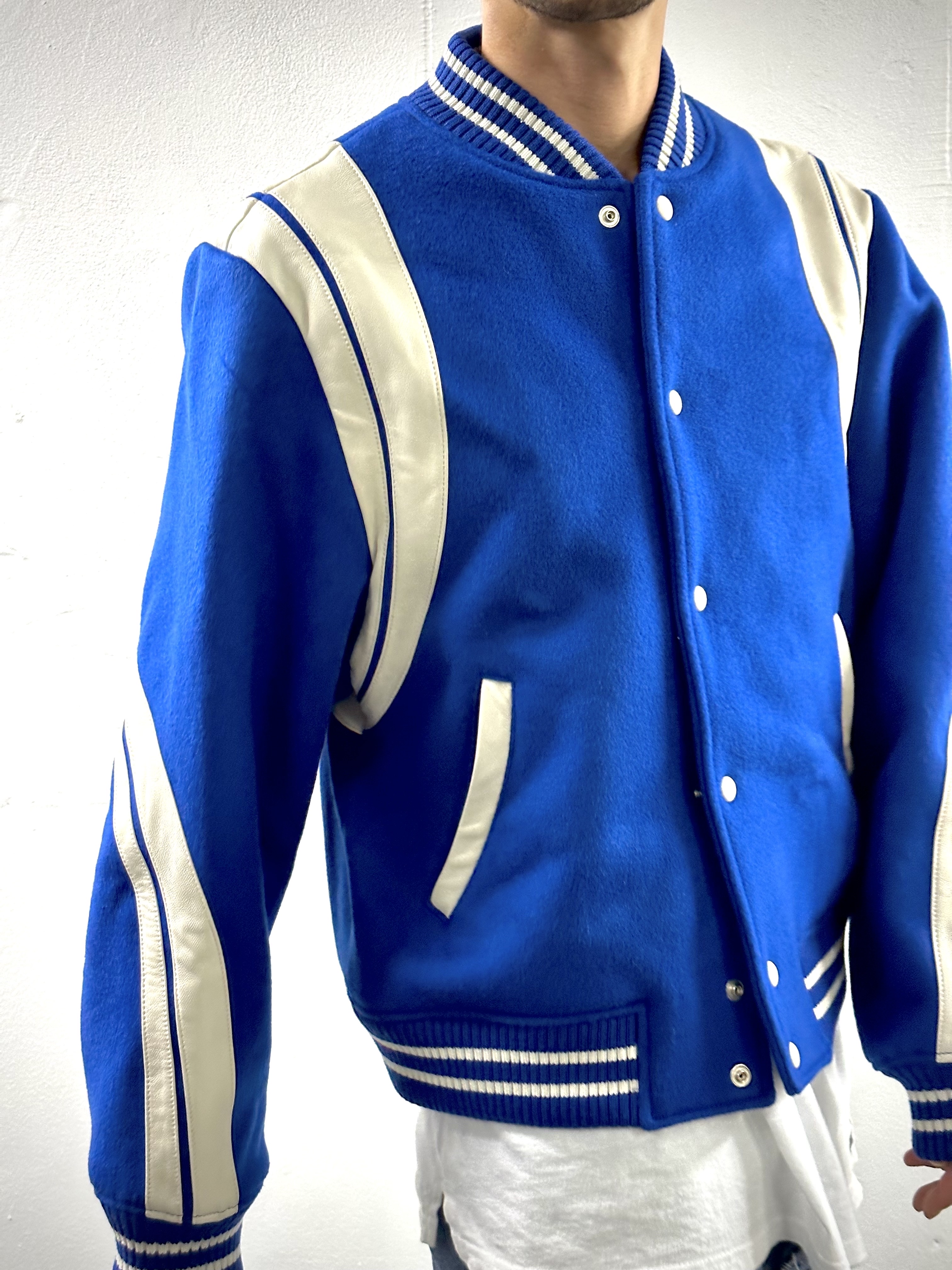 Ader Error Twit Jumper Blue 착용 스타일