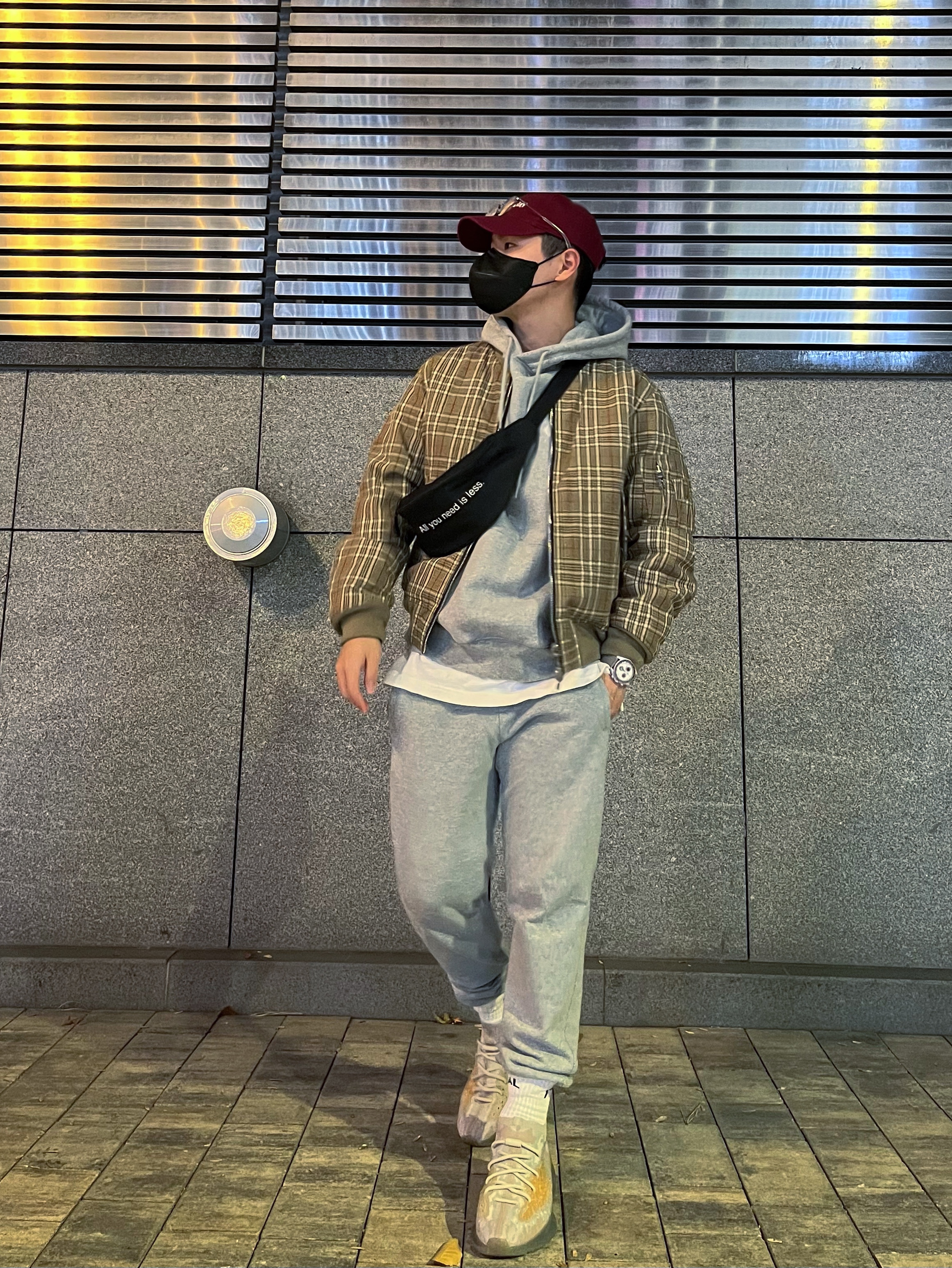 Palace x CK1 Tri-Ferg Hood Grey Marl - 22SS, Adidas Yeezy Boost 380 Pepper - Non-Reflective 착용 스타일