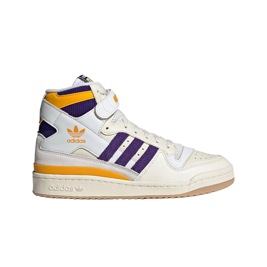 아디다스 포럼 84 하이 크림 화이트 컬리지에이트 퍼플(Adidas Forum 84 High Cream White Collegiate Purple)