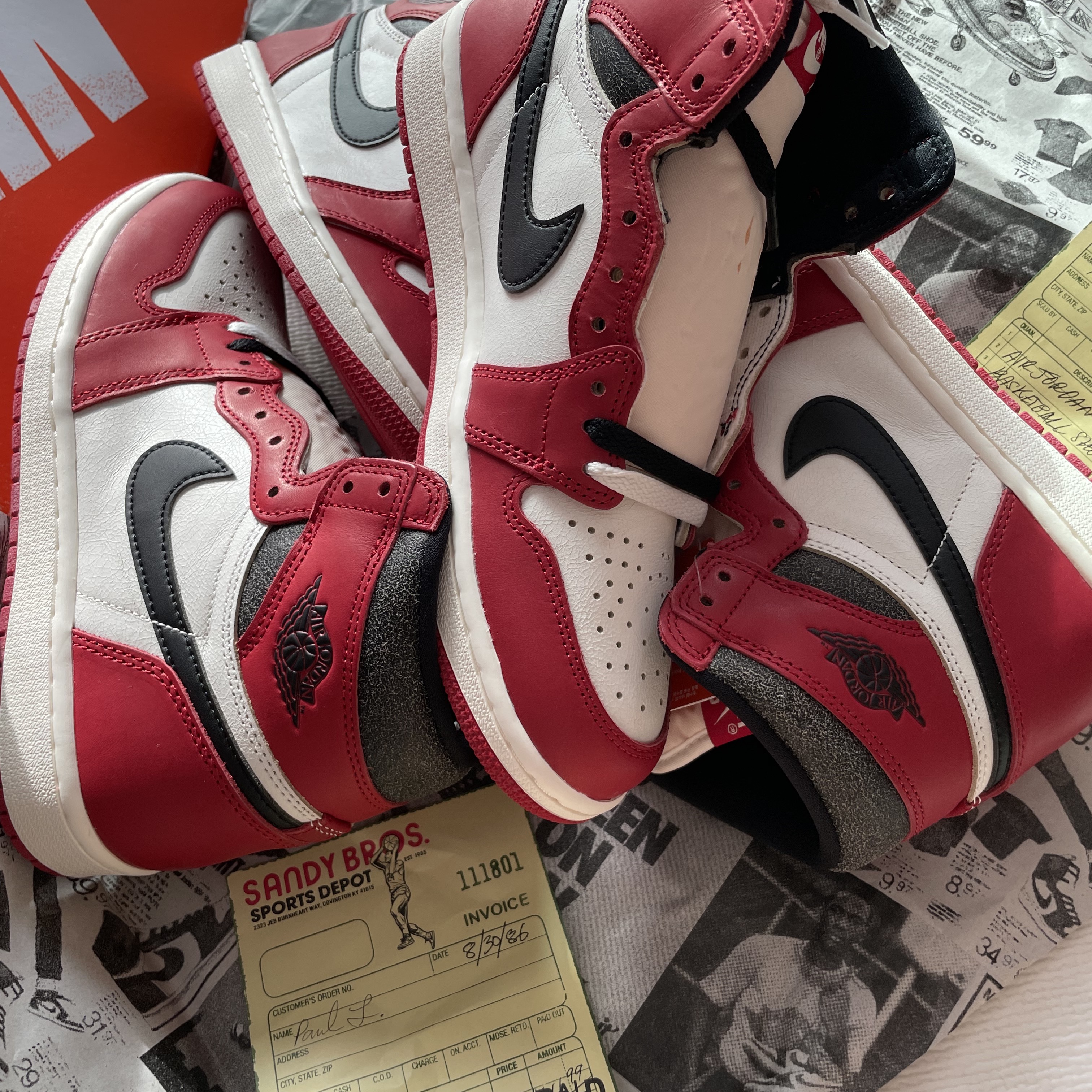 Jordan 1 Retro High OG Chicago 2022 착용 스타일