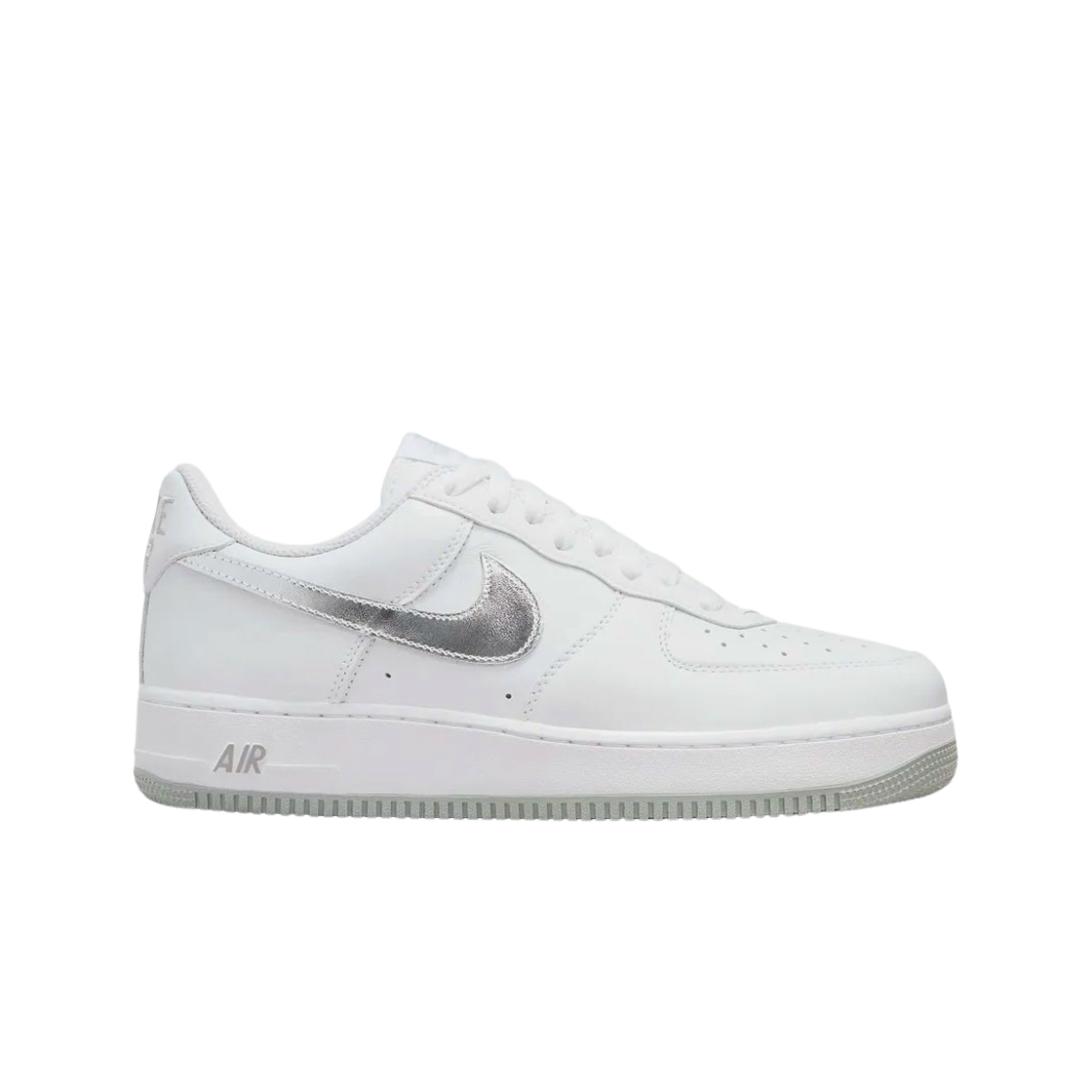 나이키 에어포스 1 로우 레트로 컬러 오브 더 먼스 화이트 메탈릭 실버(Nike Air Force 1 Low Retro Color of the Month White Metallic Silver)