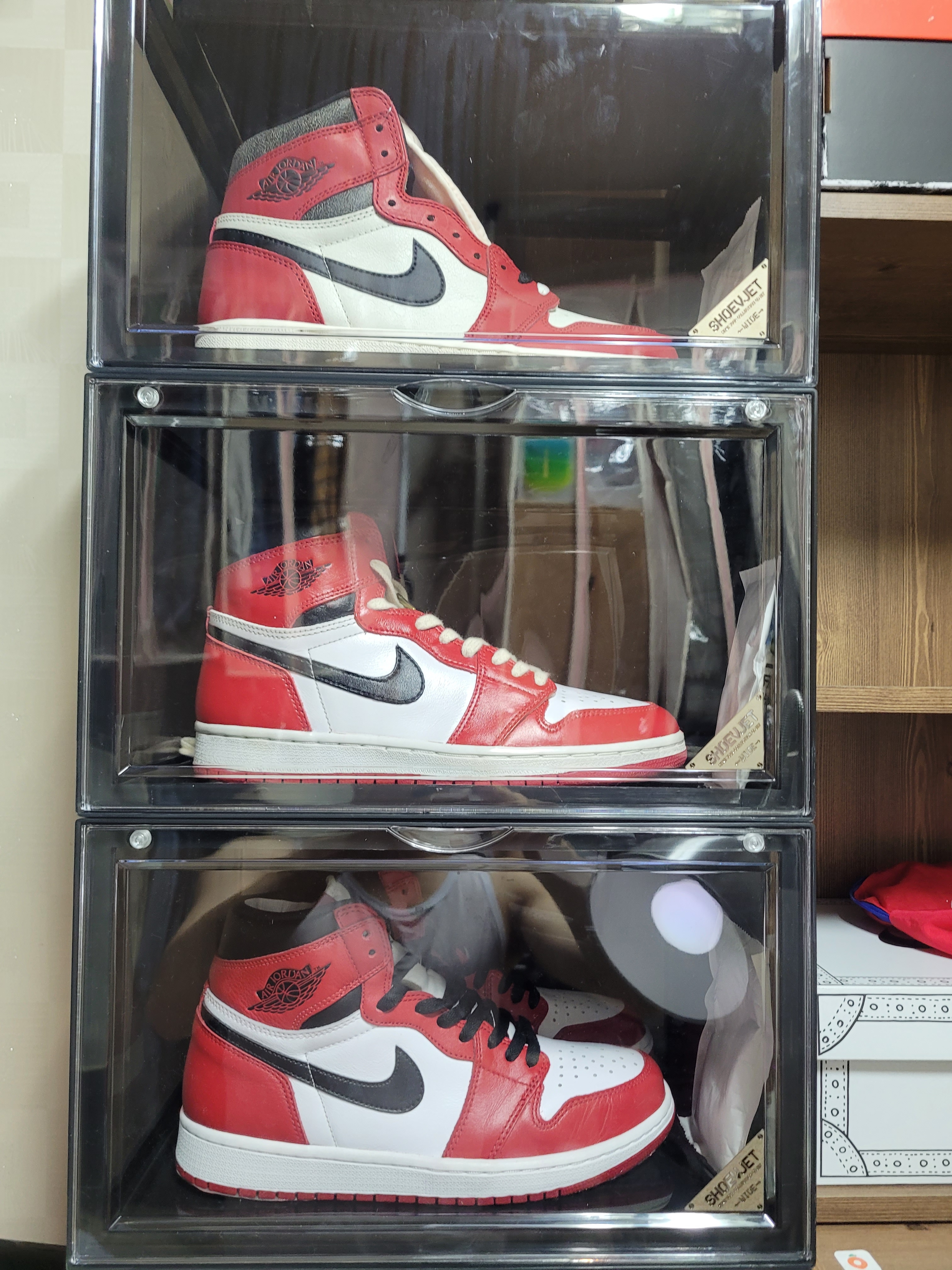 Jordan 1 Retro High OG Chicago 2022, Jordan 1 Retro Chicago 1994 μ°©μ© μ€νμΌ