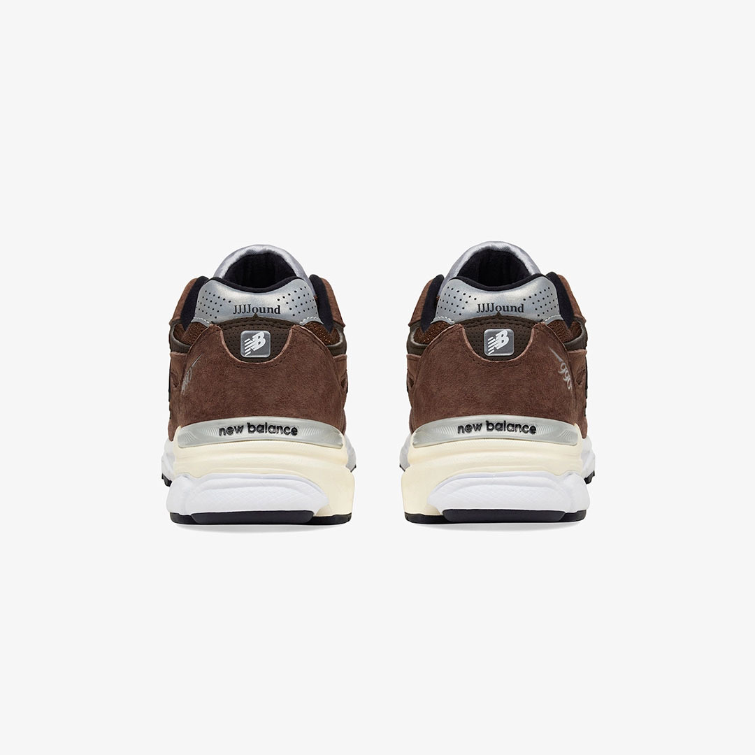 New Balance x JJJJound 990v3 Made in USA Montreal Brown 착용 스타일 - 5