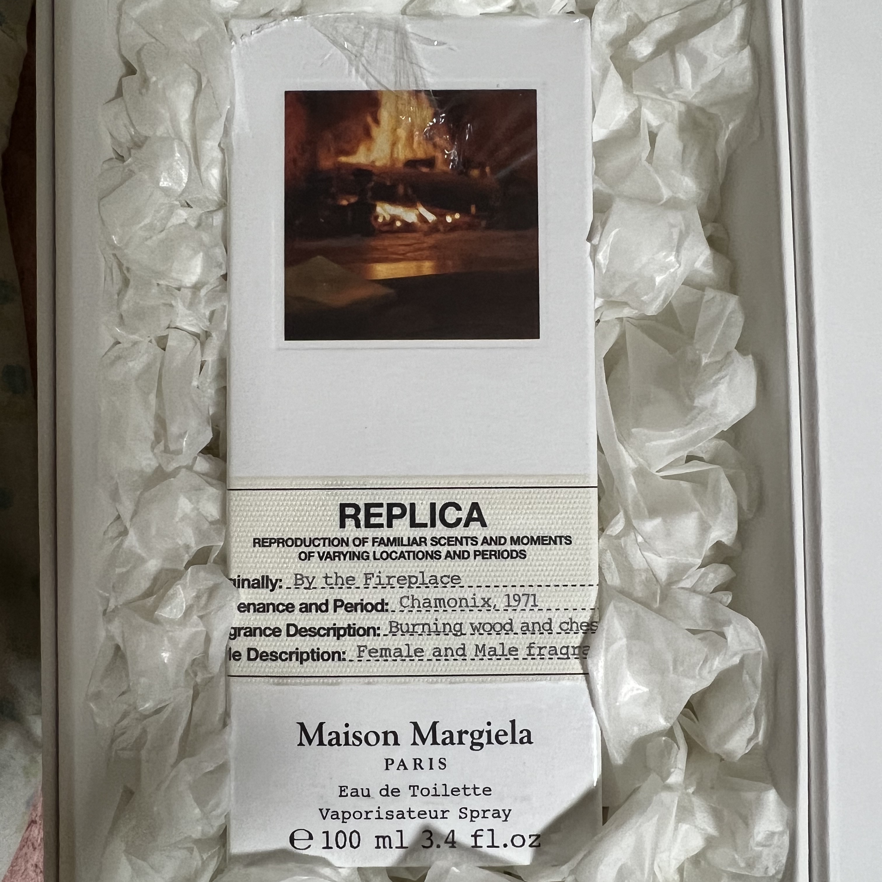 Maison Margiela Replica By The Fireplace Eau De Toilette 100ml 착용 스타일