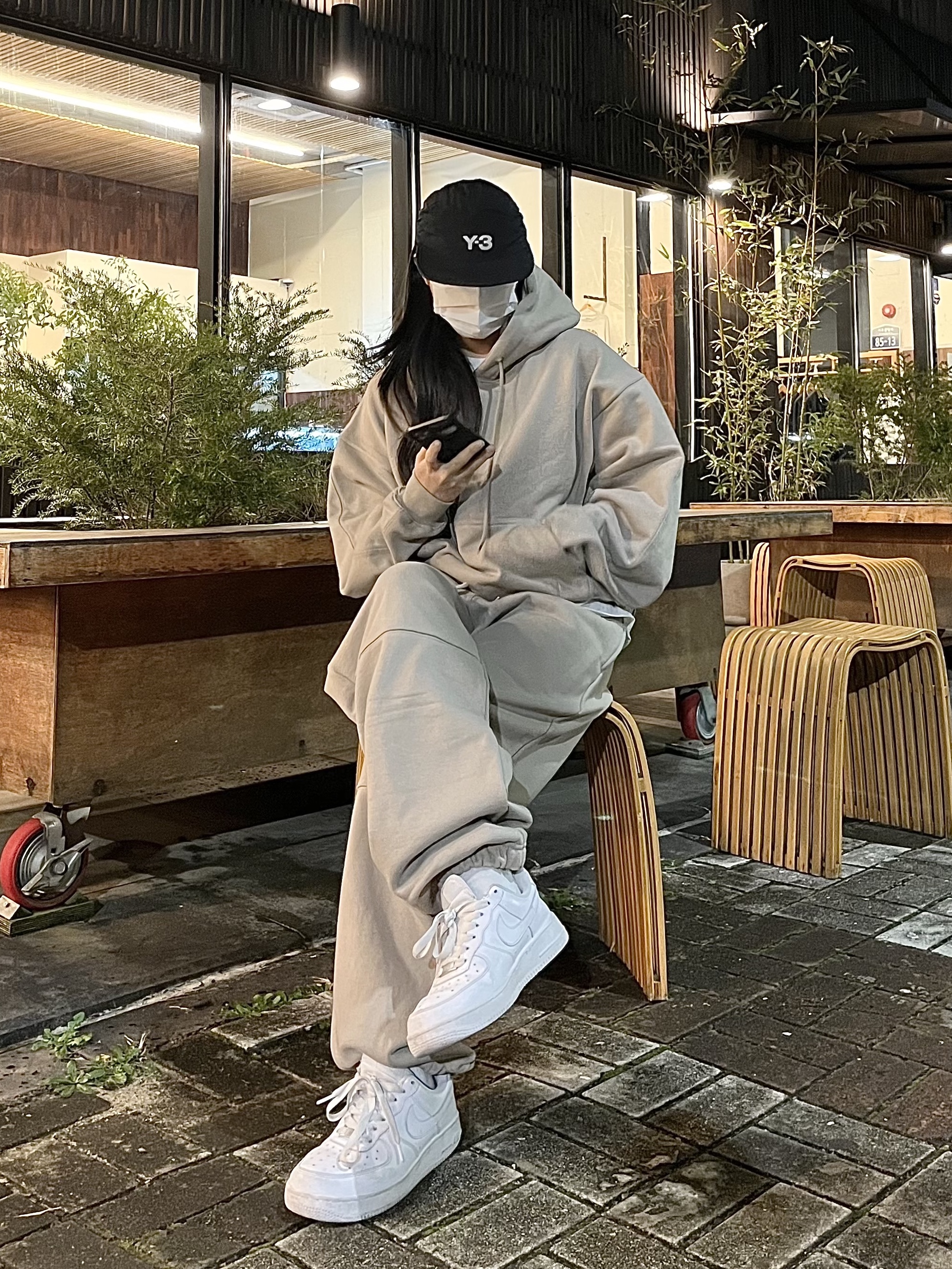 Nike Air Force 1 '07 Low White 착용 스타일
