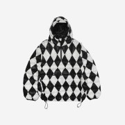 Fetch Polish Goose Ghost Anorak Checker Black