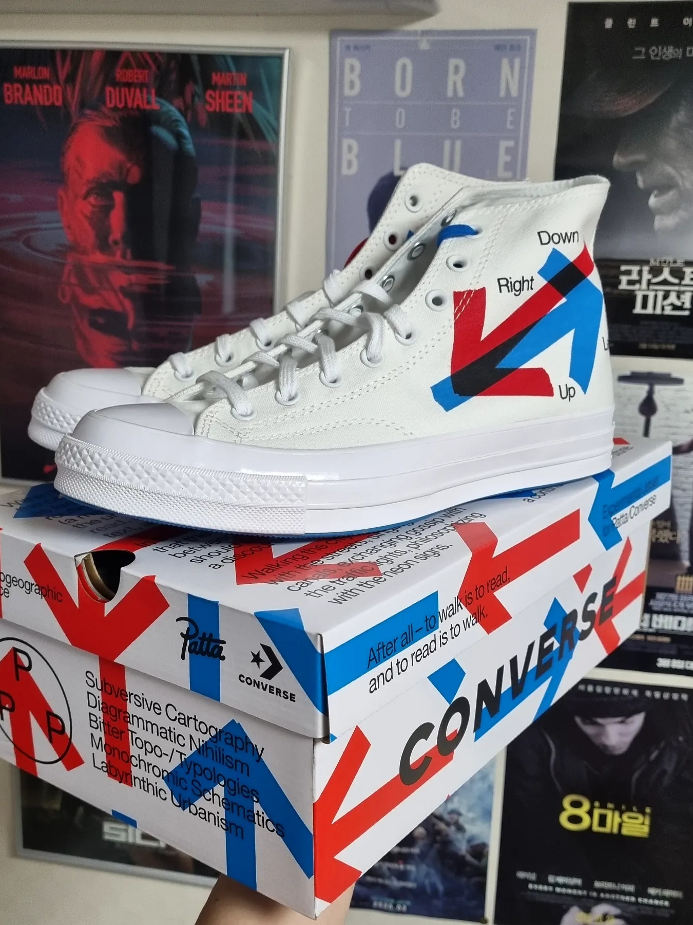 Converse x Patta x Experimental Jetset Chuck 70 High White 착용 스타일 - 4