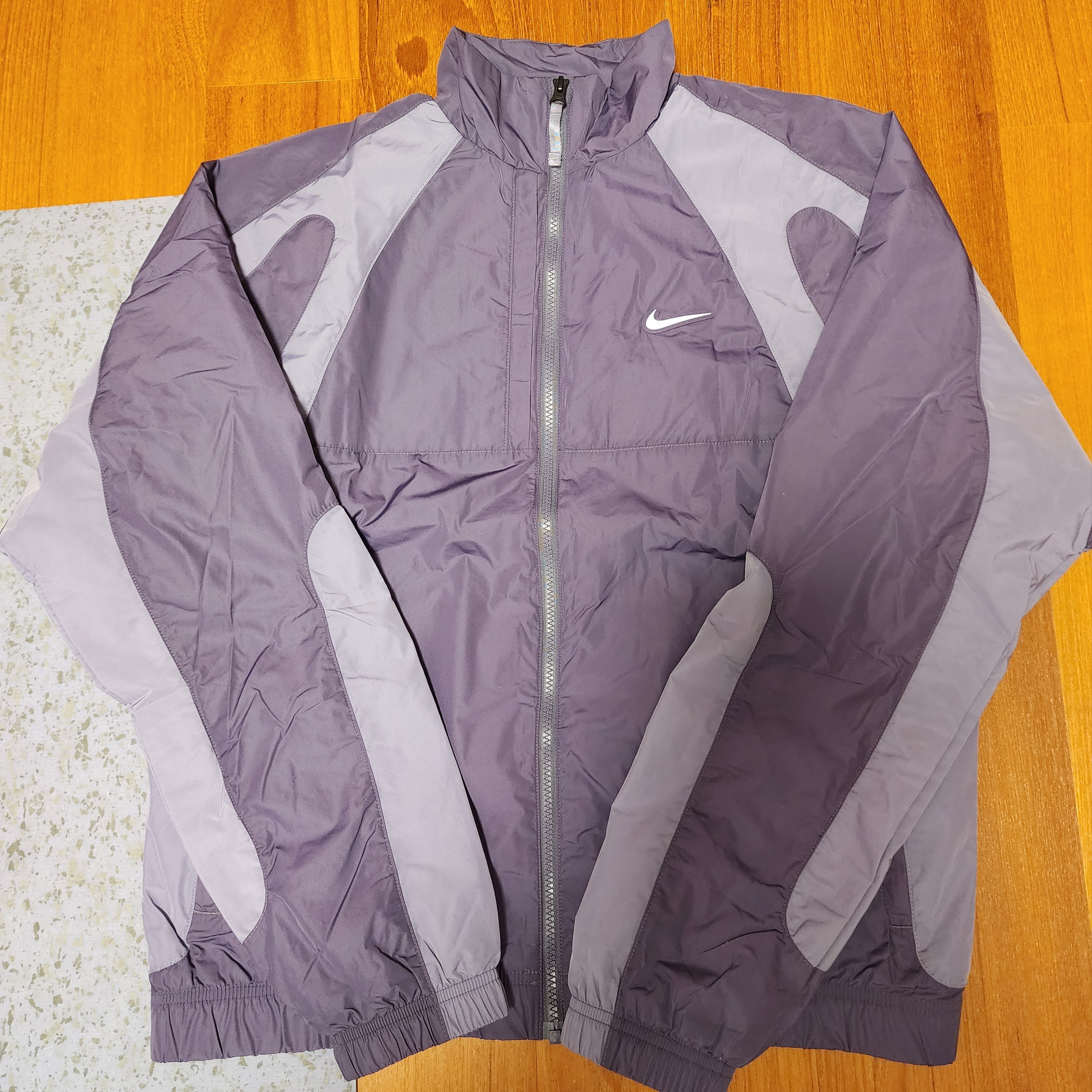 Nike x Drake Nocta NRG Nylon Track Jacket Dark Raisin - Asia 착용 스타일