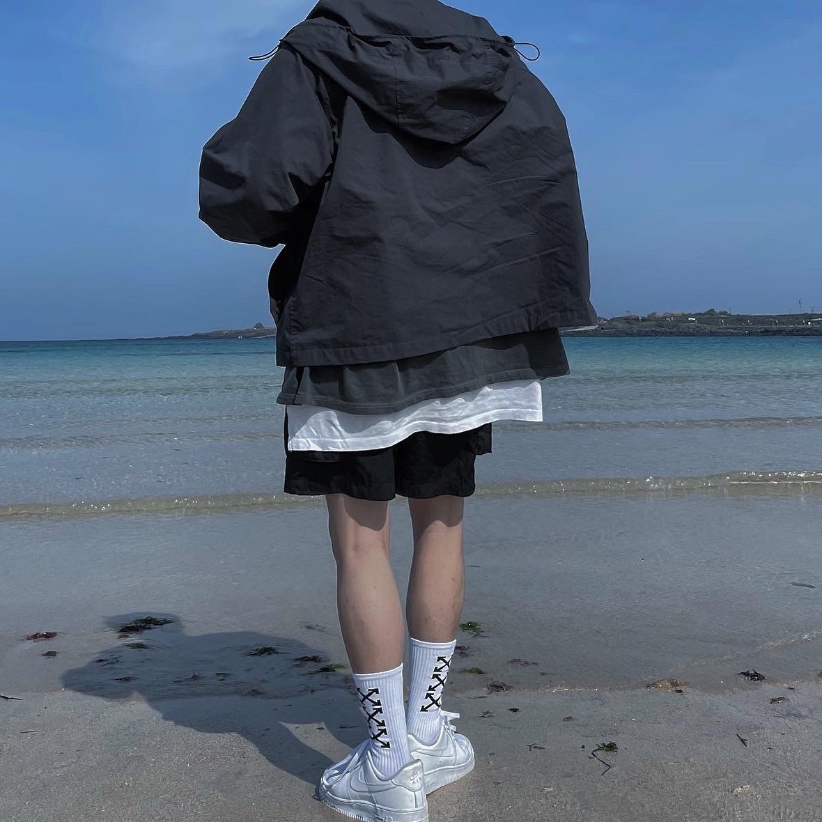 Nike Air Force 1 '07 Low White 착용 스타일 - 1