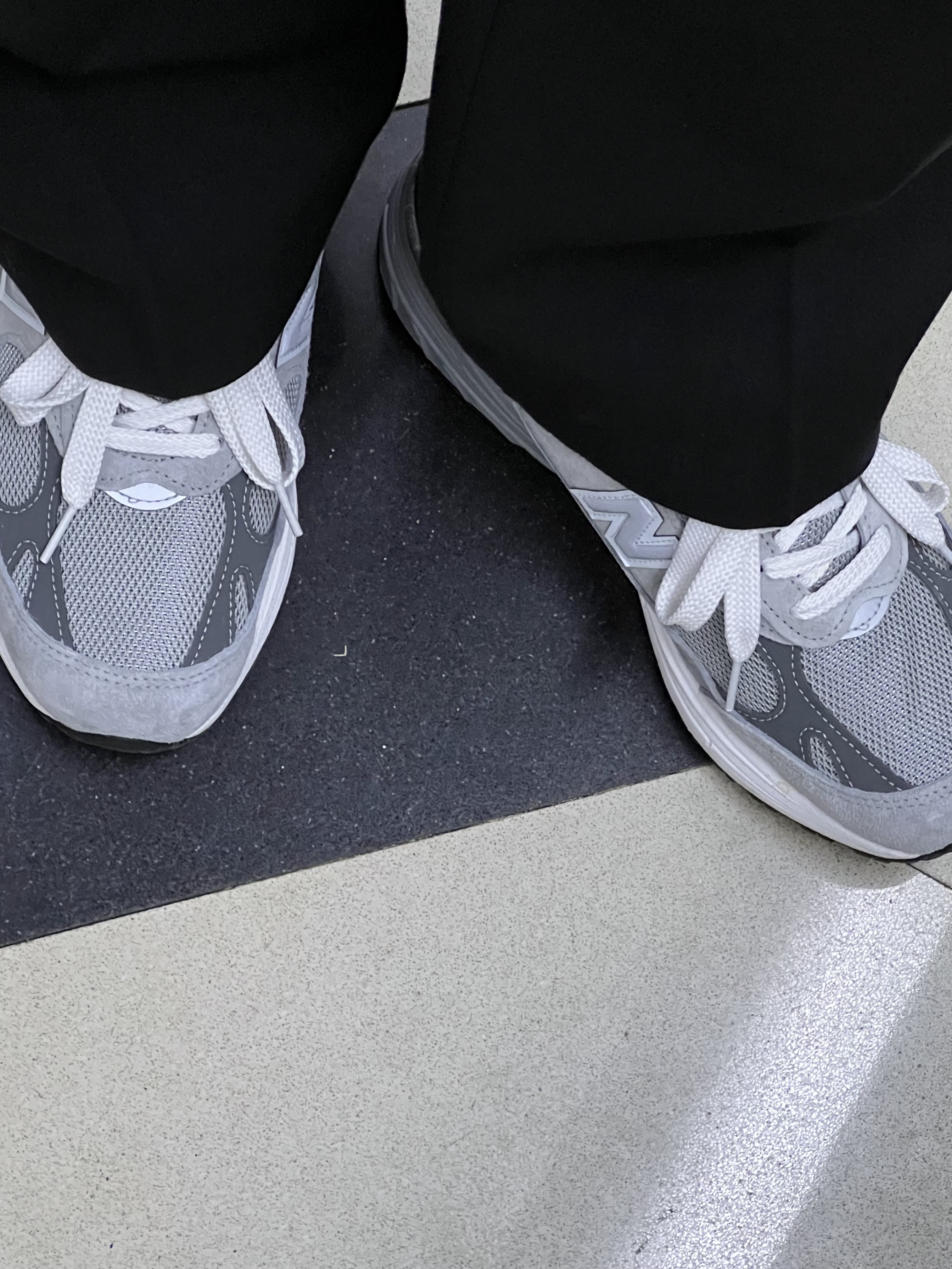 New Balance 993 Made in USA Grey - D Standard 착용 스타일