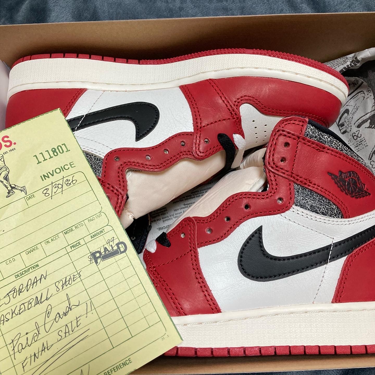 (GS) Jordan 1 Retro High OG Chicago 2022, Jordan 1 Retro High OG Chicago 2022 착용 스타일 - 3