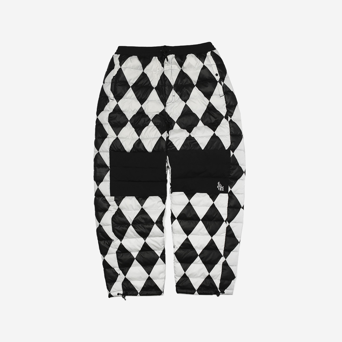 페치 폴리쉬 구스 챌린저 팬츠 체커 블랙