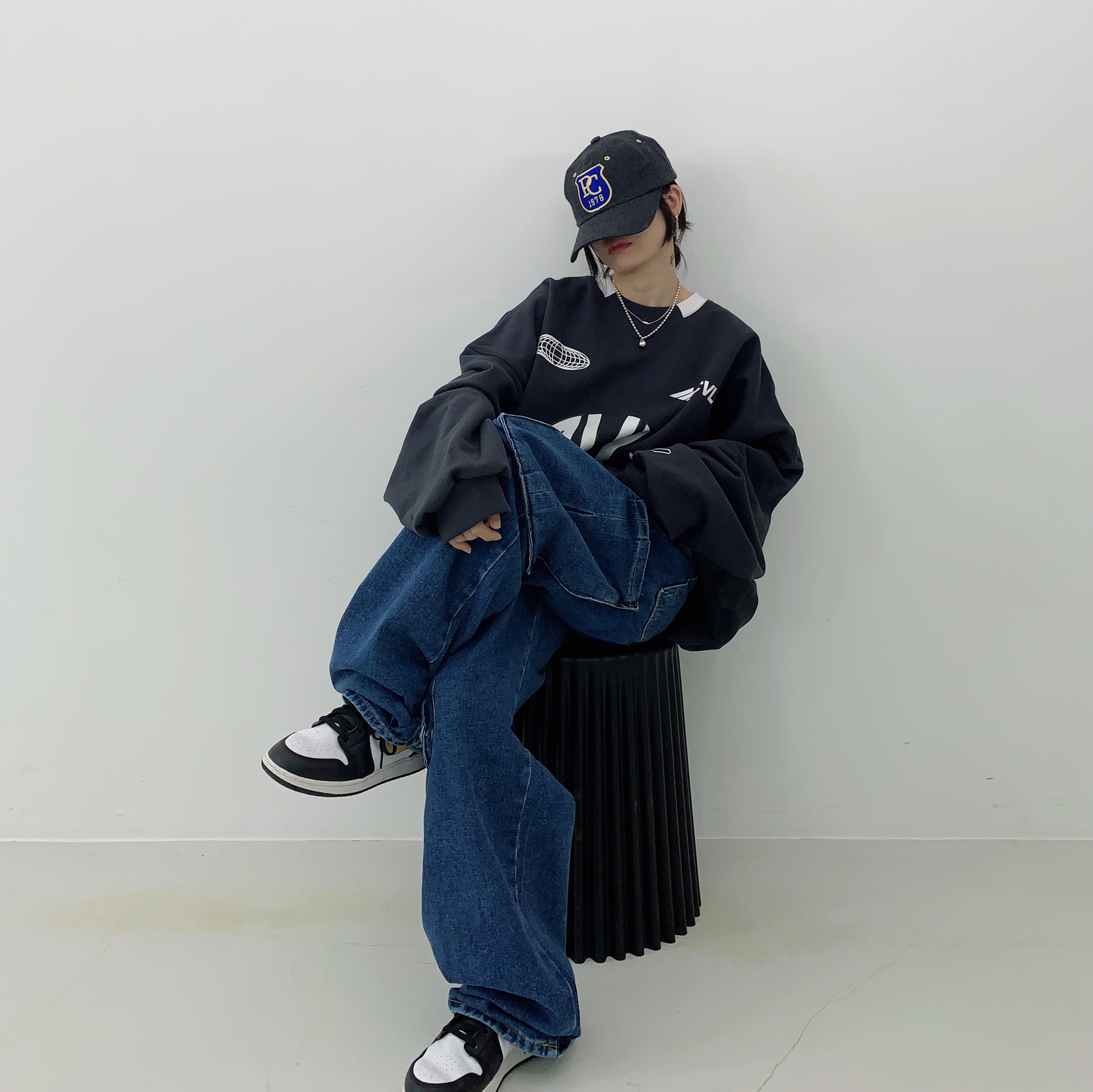 Jordan 1 Mid Pollen 착용 스타일