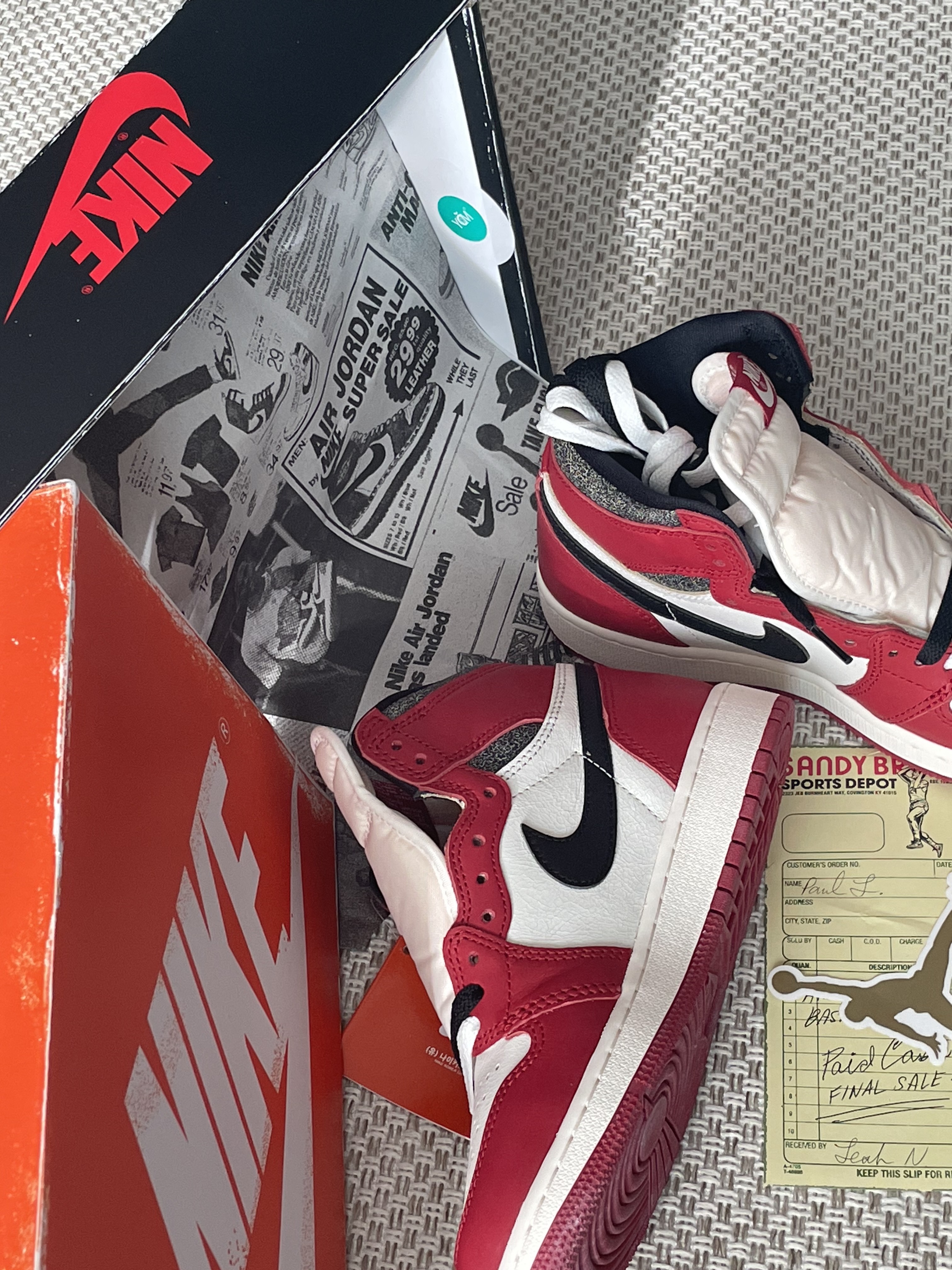 Jordan 1 Retro High OG Chicago 2022, (GS) Jordan 1 Retro High OG Chicago 2022 착용 스타일 - 2