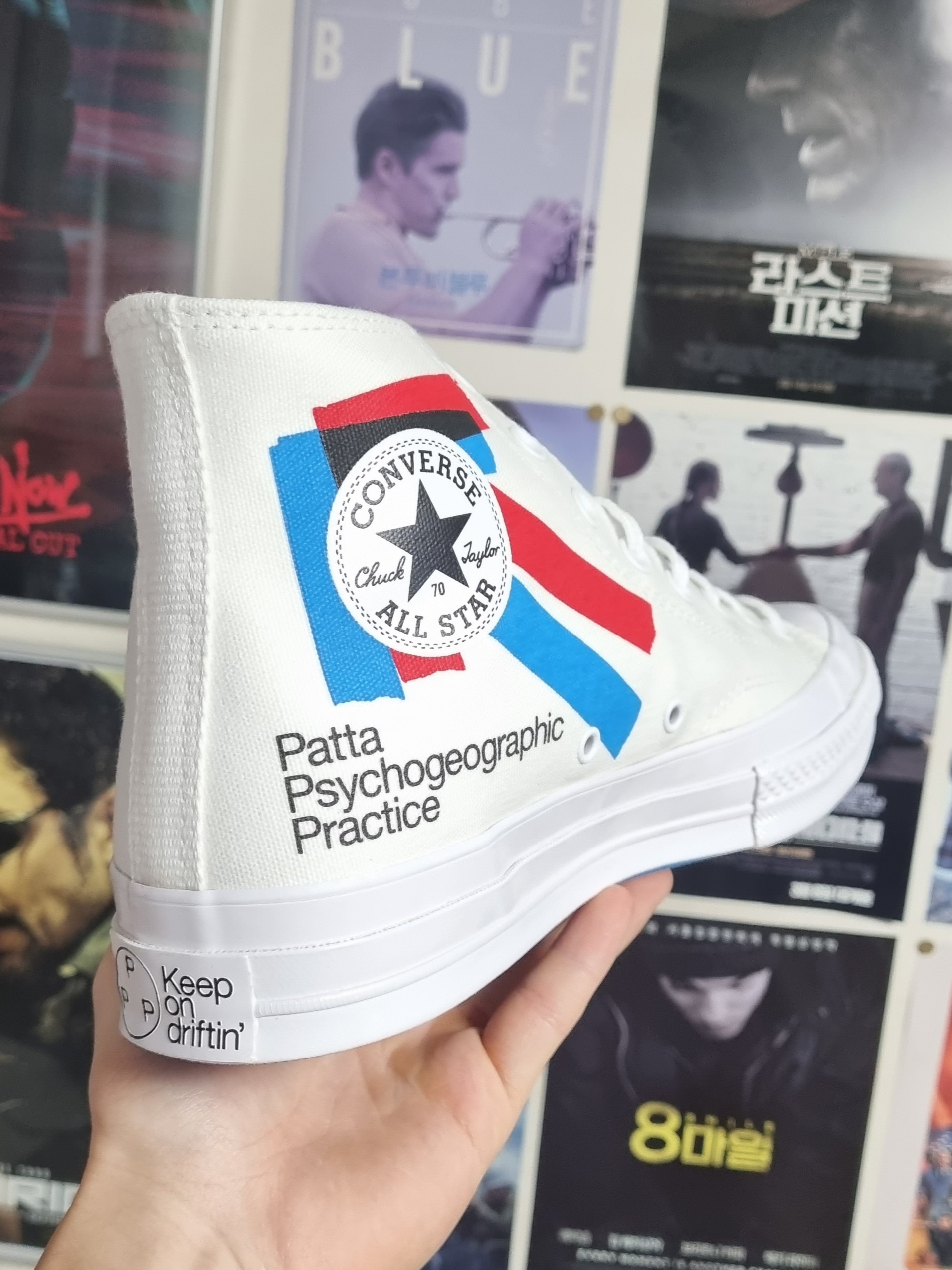 Converse x Patta x Experimental Jetset Chuck 70 High White 착용 스타일 - 4