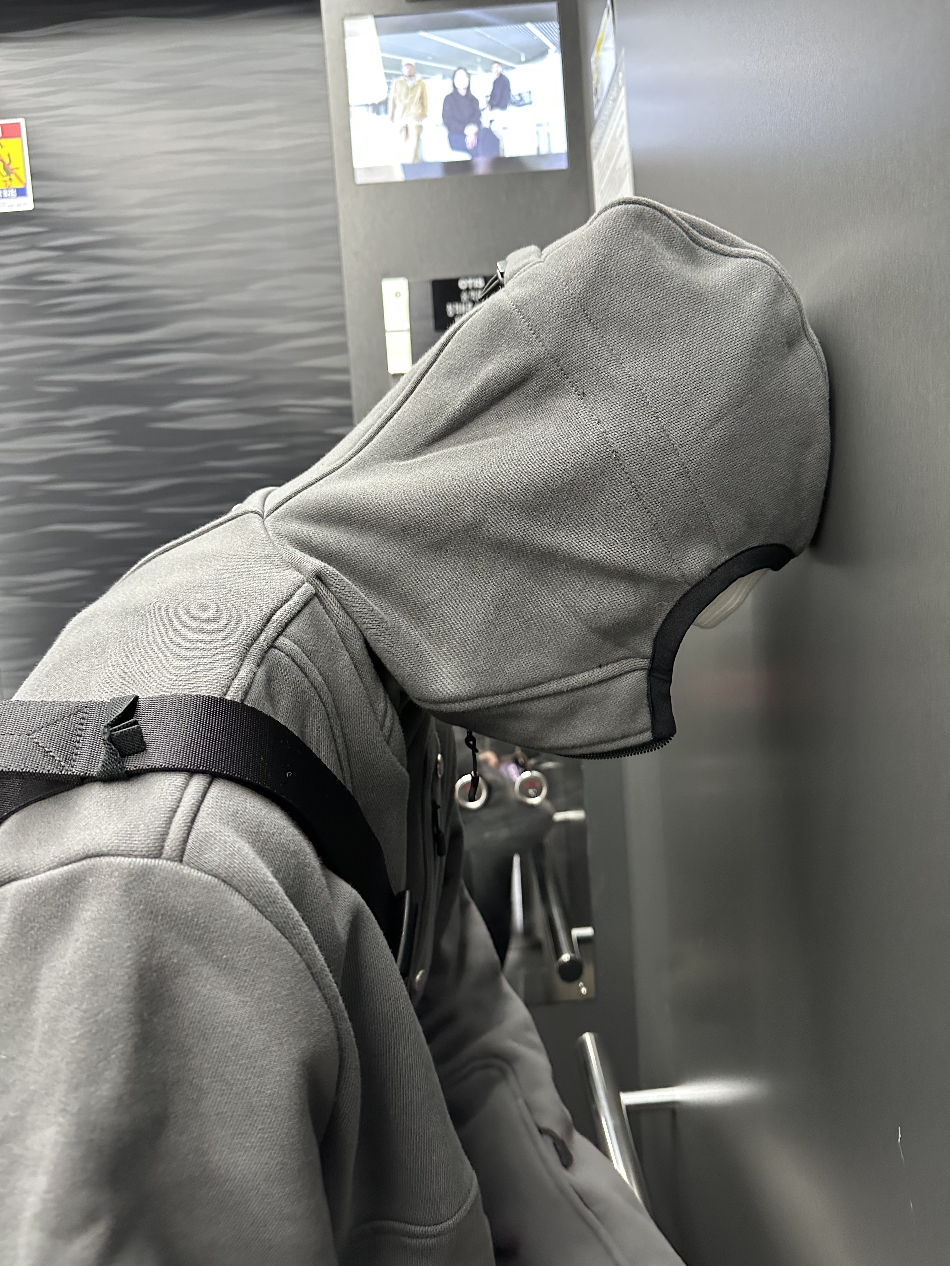 Undermycar Marshall Chest Pocket Balaclava Zip-Up Chimera - 22SS 착용 스타일 - 4