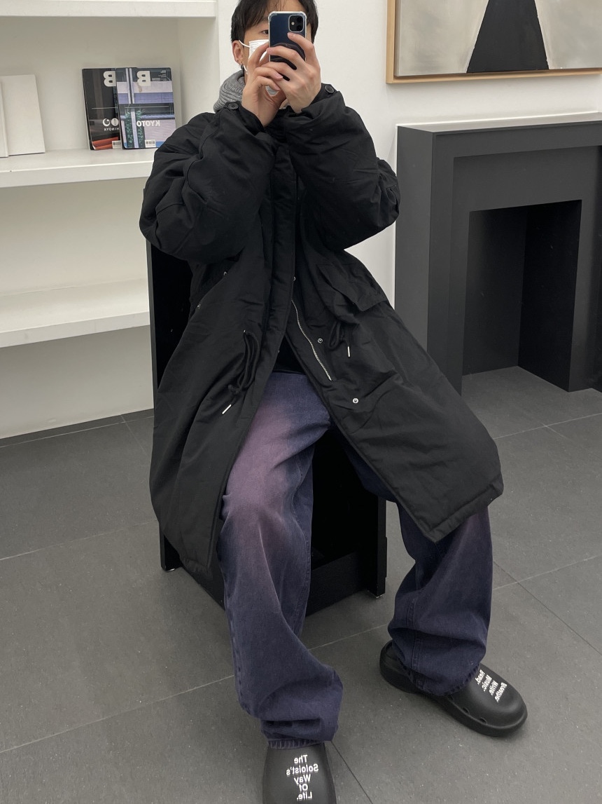 Oofos x Takahiromiyashita The Soloist The Soloist's Way Of Life Clog Black White 착용 스타일