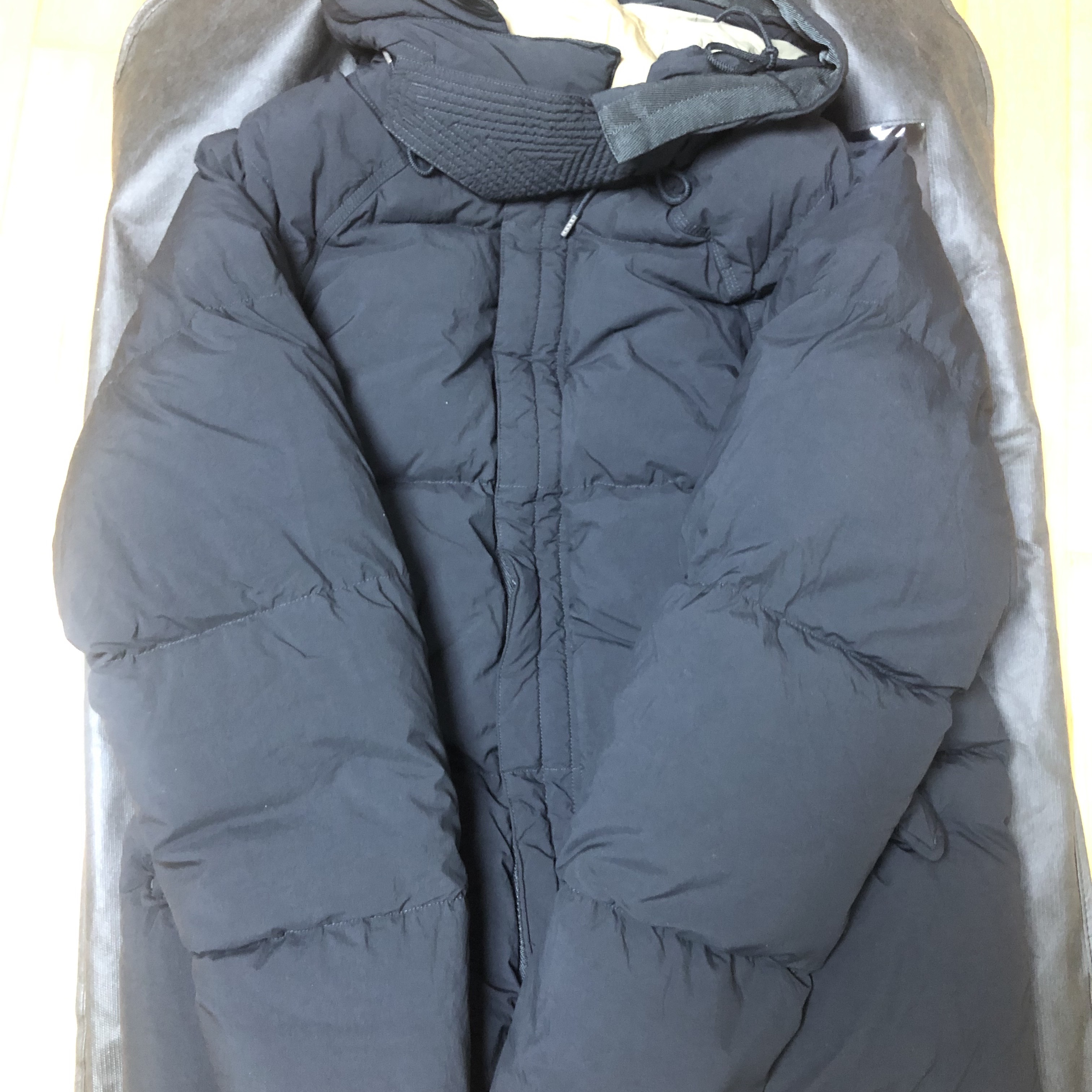 Ten C Artic Down Parka Black 착용 스타일