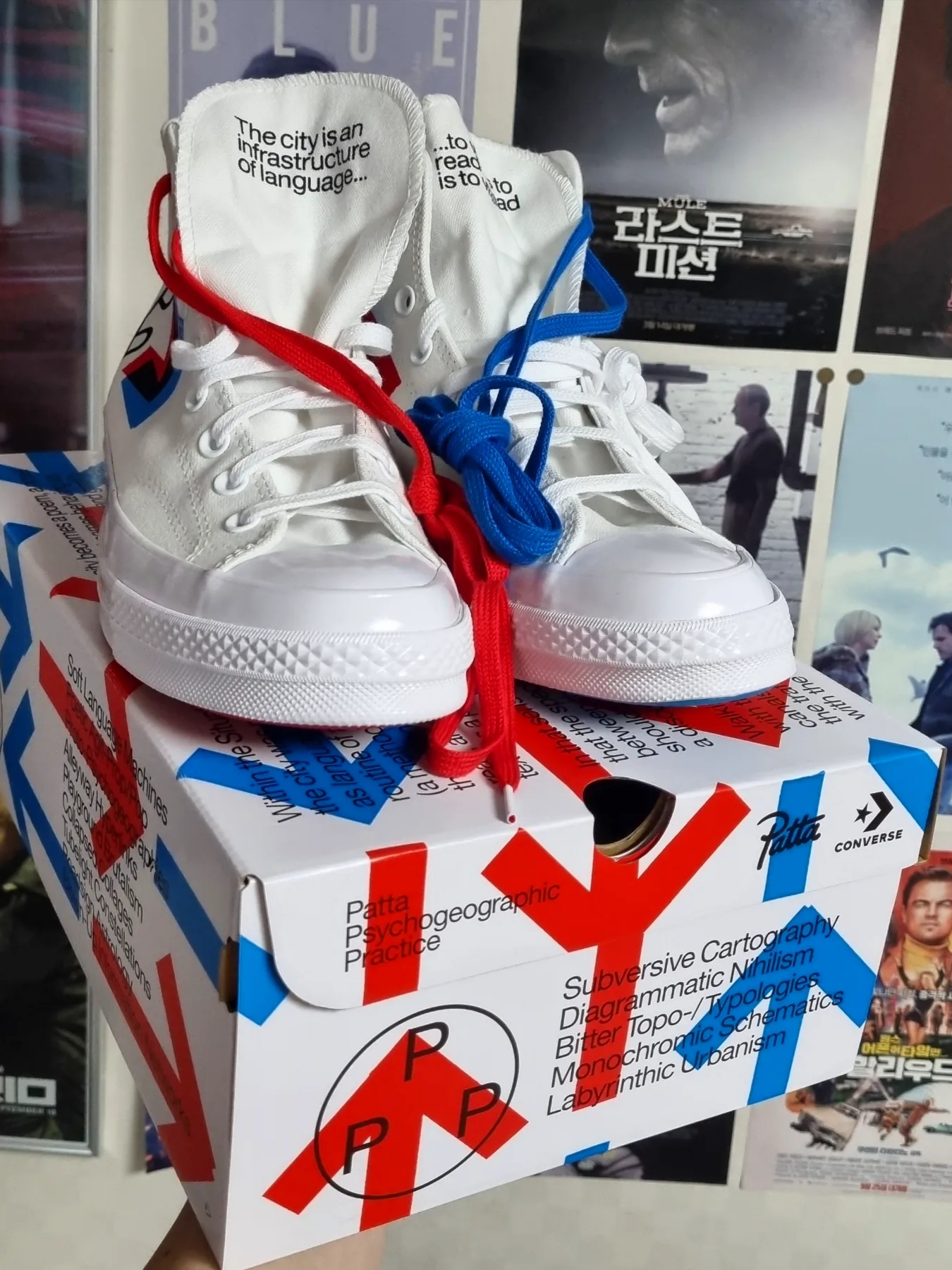 Converse x Patta x Experimental Jetset Chuck 70 High White 착용 스타일 - 1