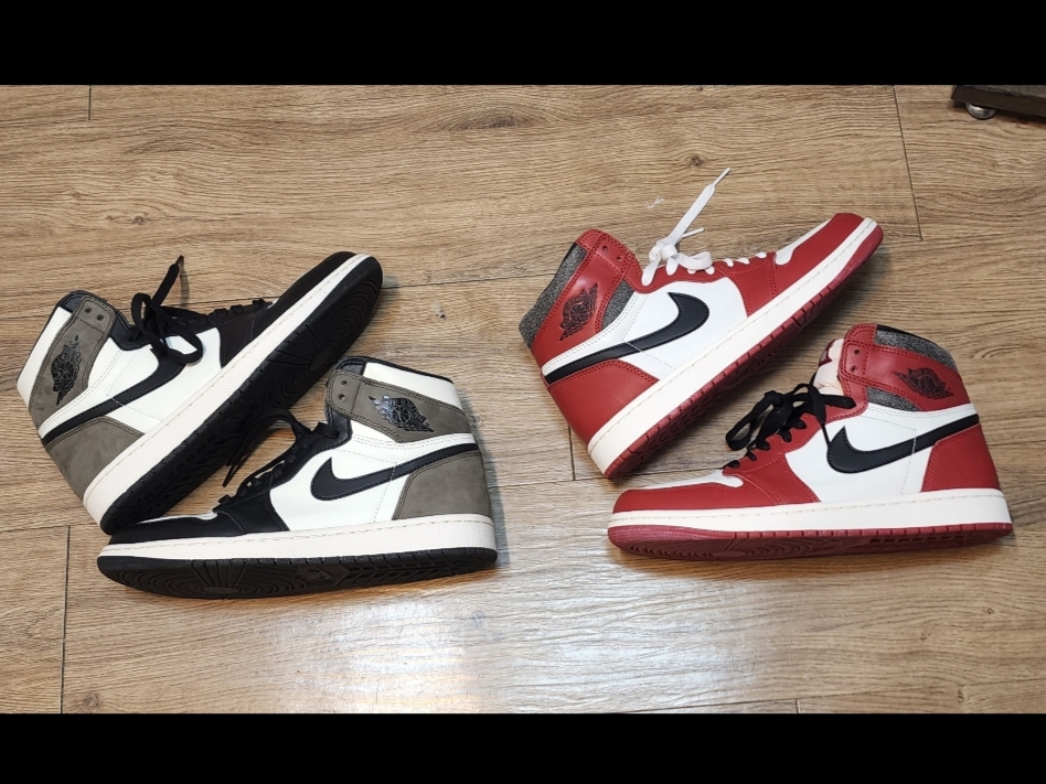 Jordan 1 Retro High OG Black Mocha, Jordan 1 Retro High OG Chicago 2022 착용 스타일