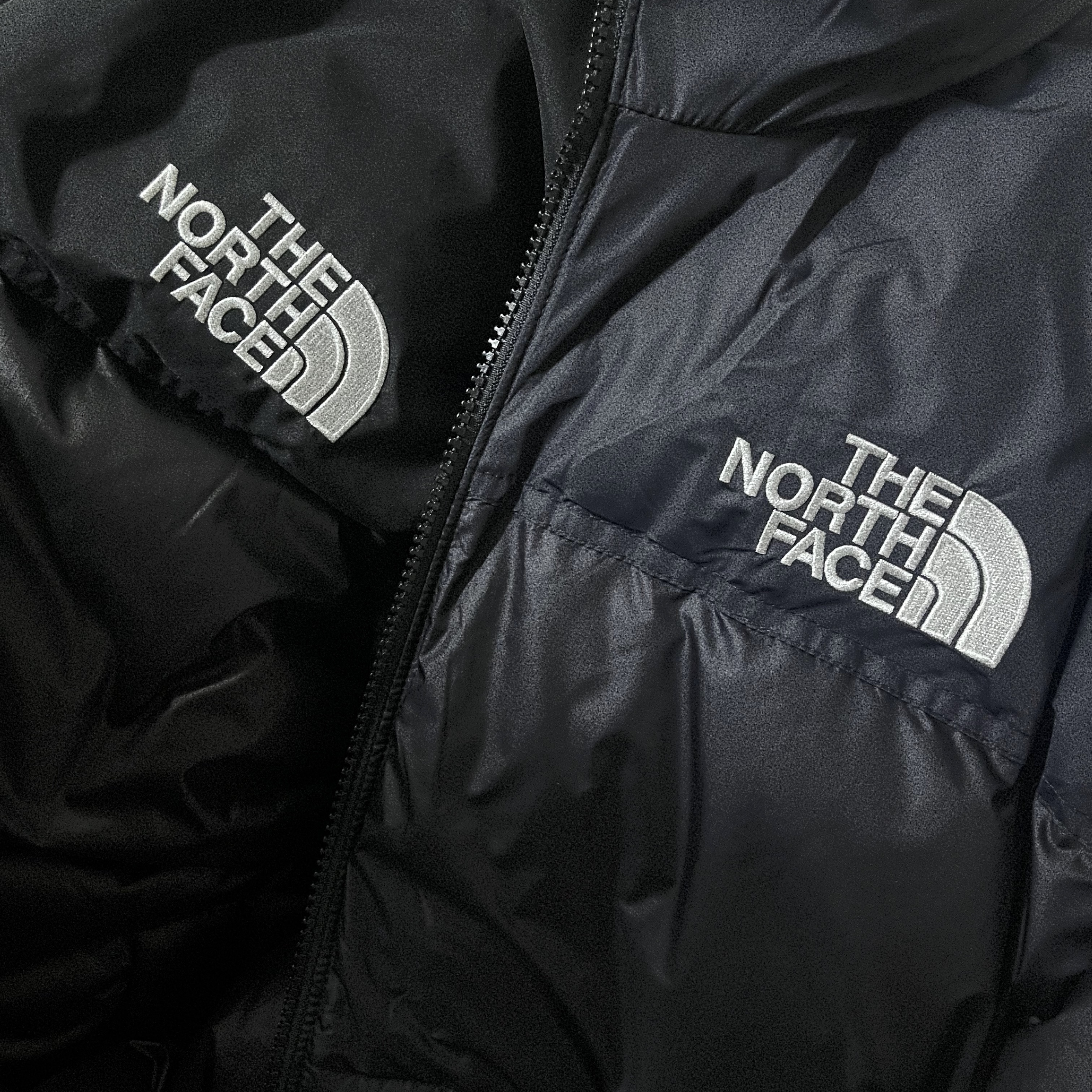 The North Face 1996 Eco Nuptse Jacket Black 착용 스타일