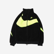 Nike Big Swoosh Full Zip Jacket Black Volt