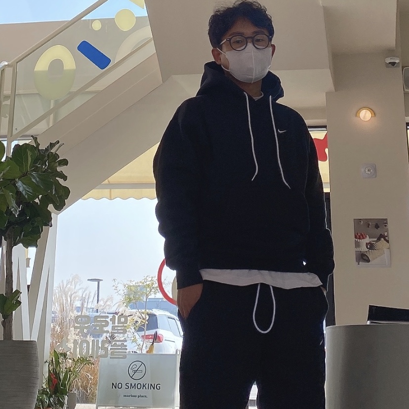 Nike NRG Solo Swoosh Fleece Pants Black White - Asia, Nike NRG Solo Swoosh Full Zip Hoodie Black - Asia 착용 스타일 - 1