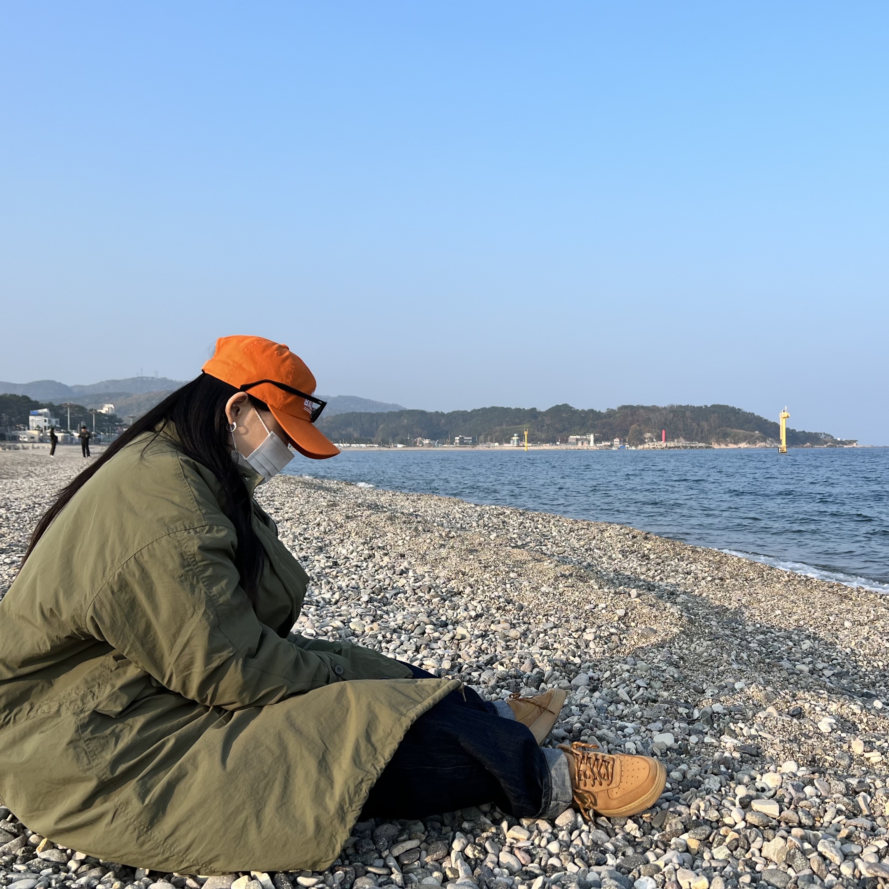 Nike Air Force 1 '07 WB Flax 착용 스타일