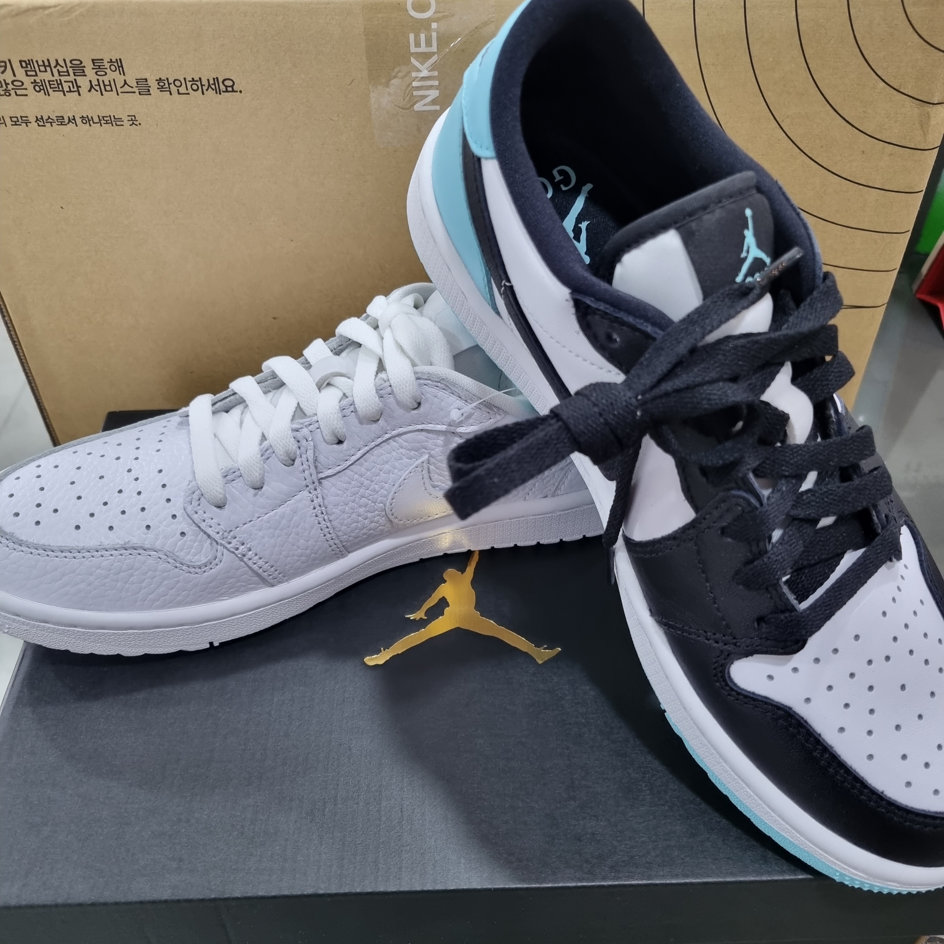 Jordan 1 Low Golf Copa, Jordan 1 Low Golf Triple White 착용 스타일 - 3