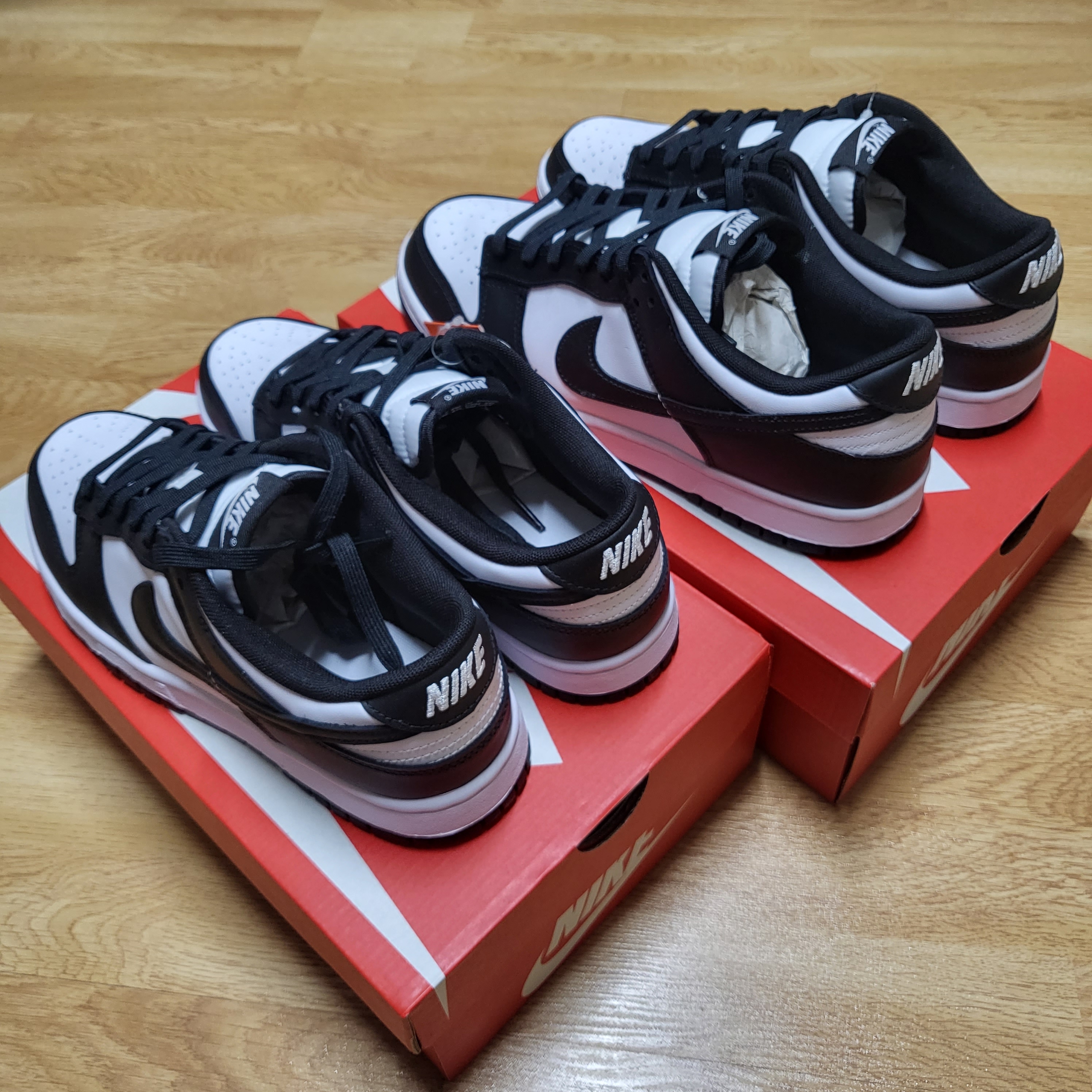Nike Dunk Low Retro Black 착용 스타일 - 3