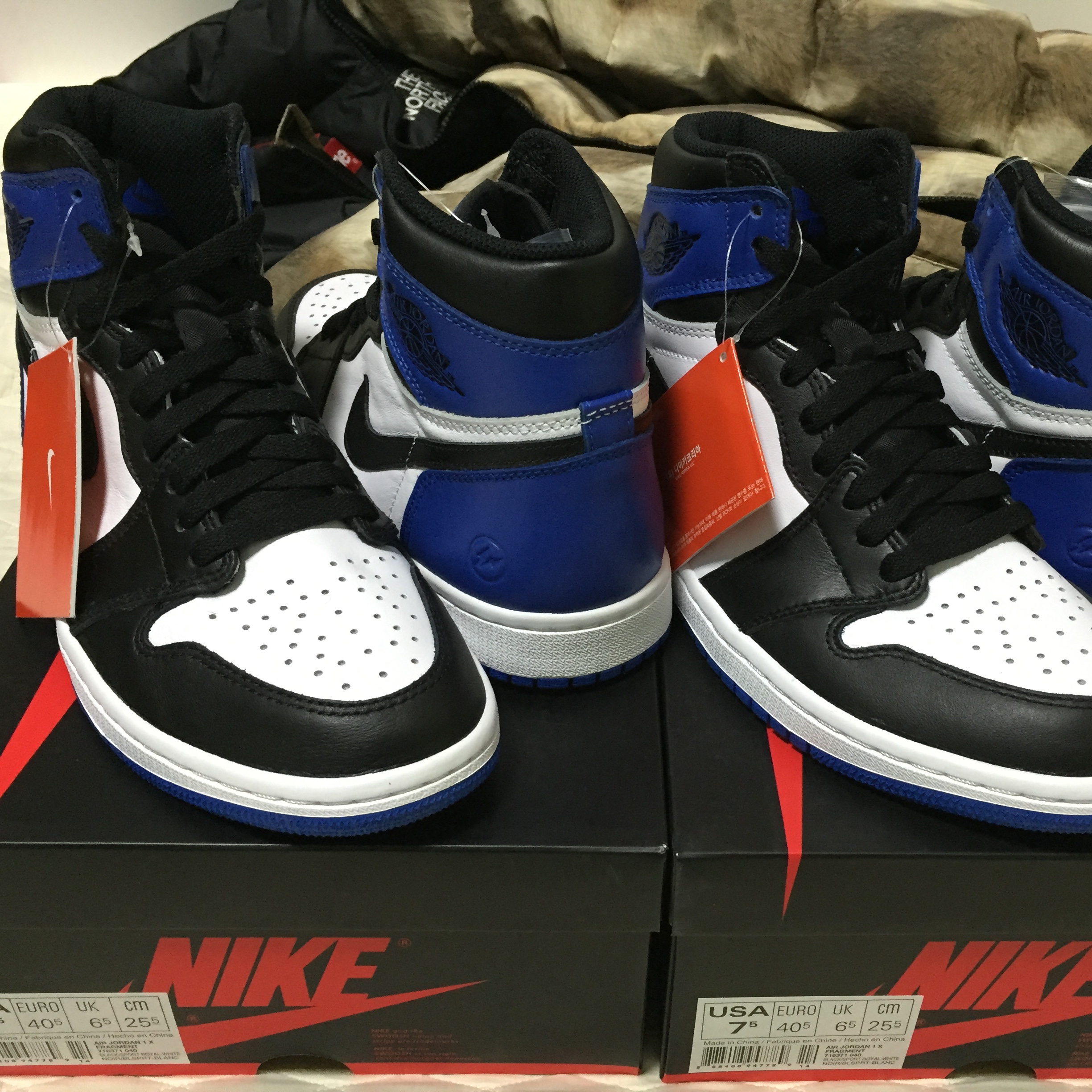 Jordan 1 x Fragment Retro High OG 착용 스타일 - 1