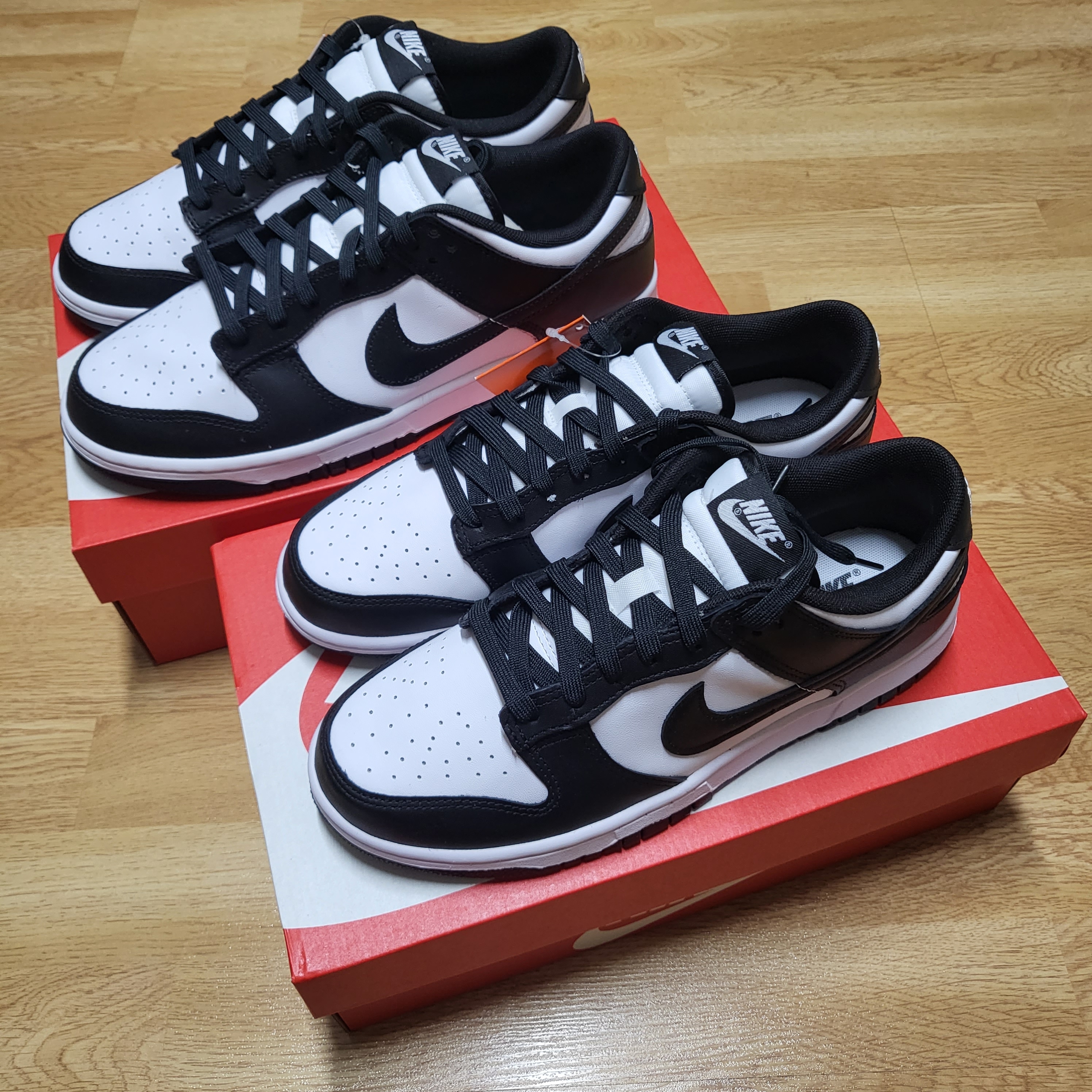 Nike Dunk Low Retro Black 착용 스타일 - 1