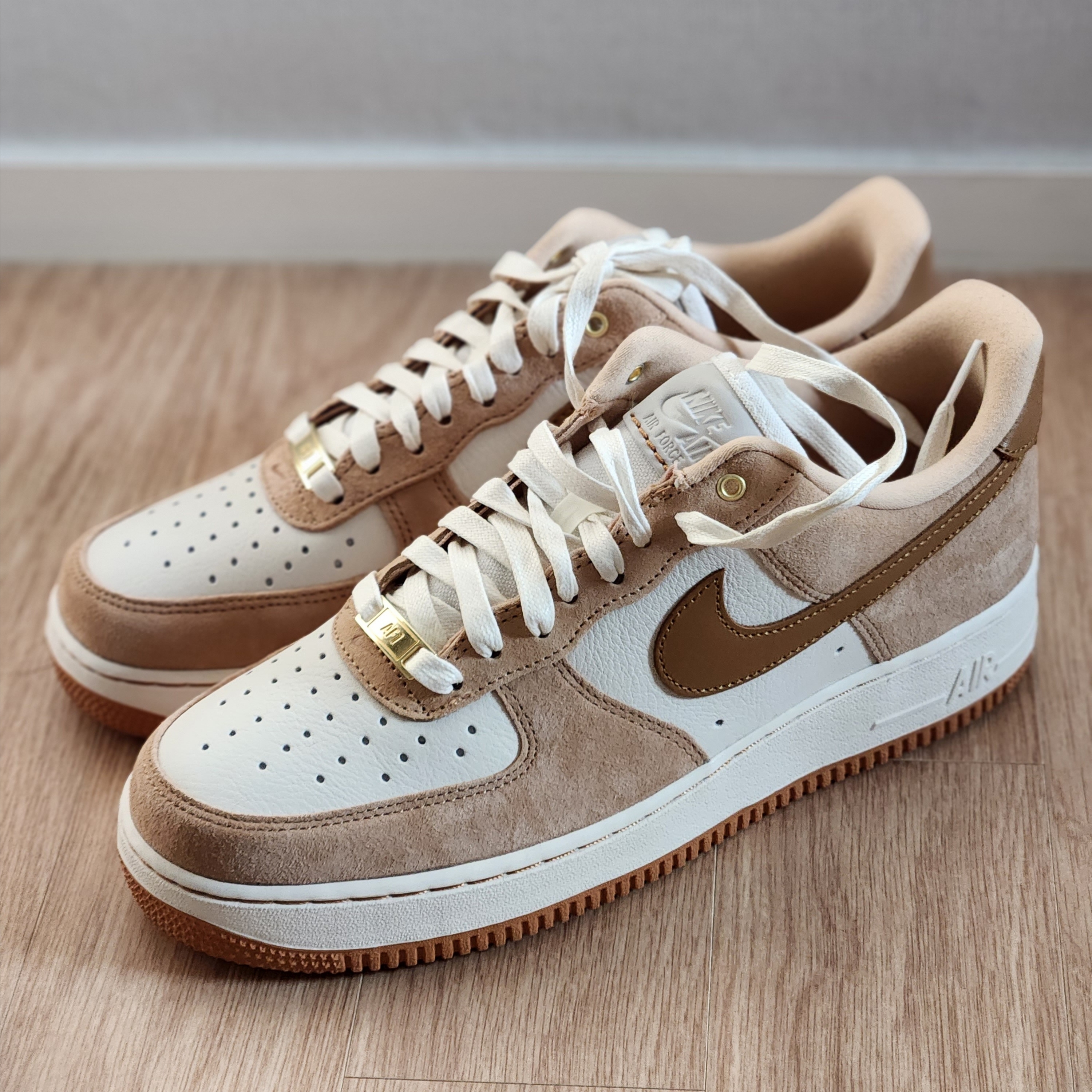 (W) Nike Air Force 1 LXX Flax 착용 스타일
