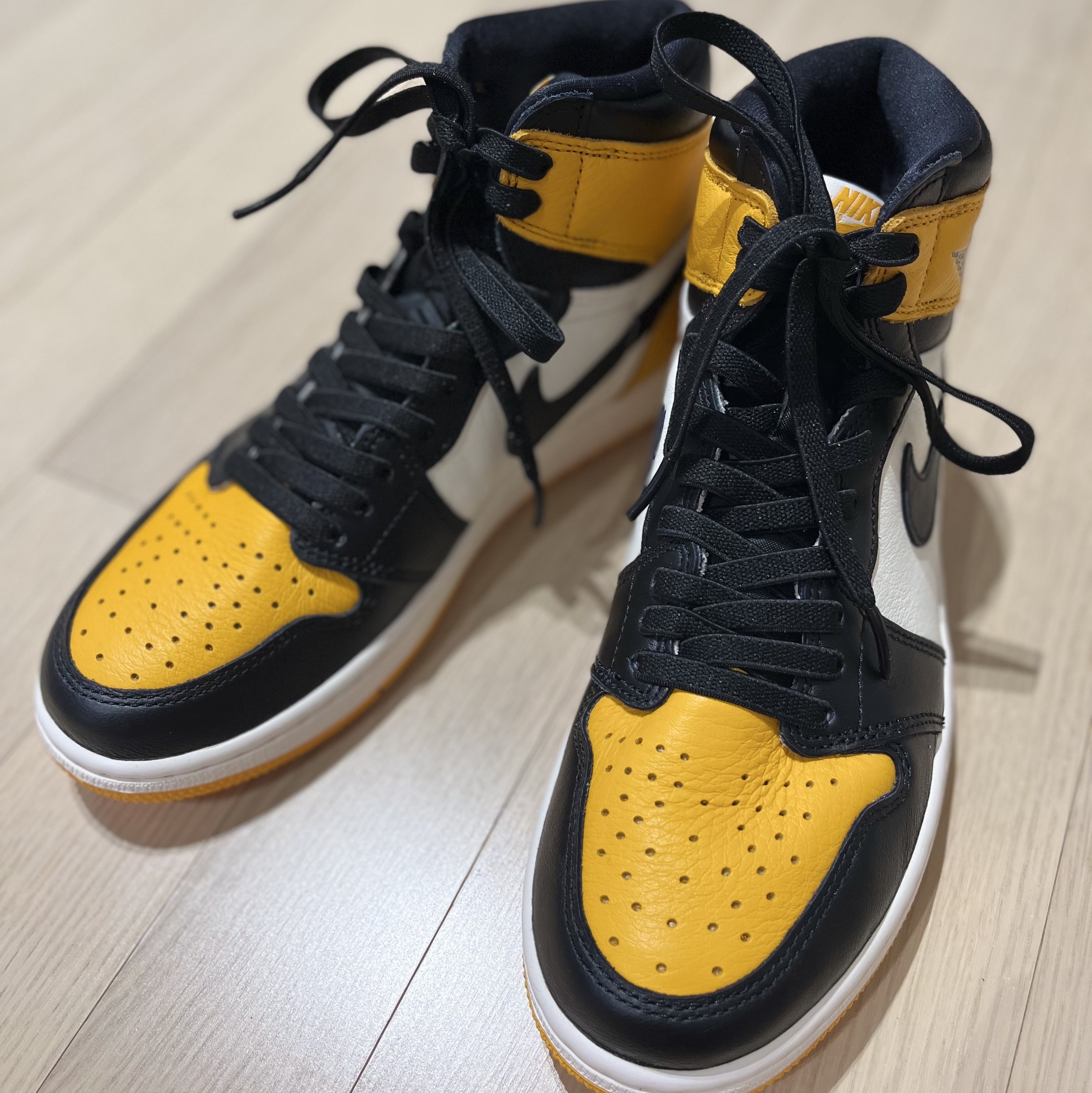 Jordan 1 Retro High OG Taxi, Jordan 1 Retro High OG Court Purple 2020 착용 스타일 - 1