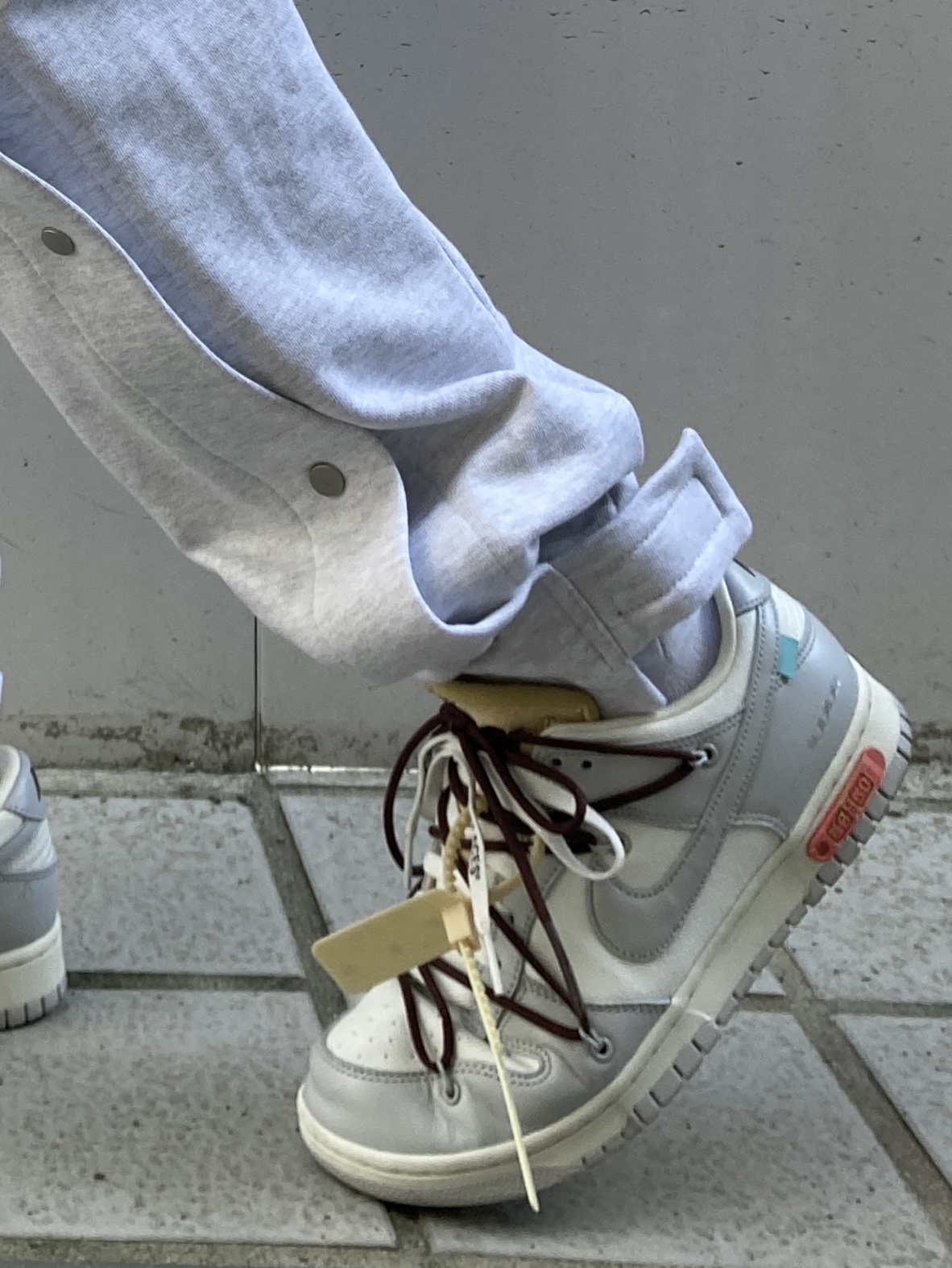 Nike x Off-White Dunk Low The 50 - Lot 46 착용 스타일 - 2
